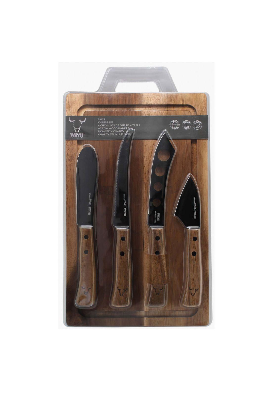 Tabla Para Aperitivos Wayu + 4 Cuchillos-0