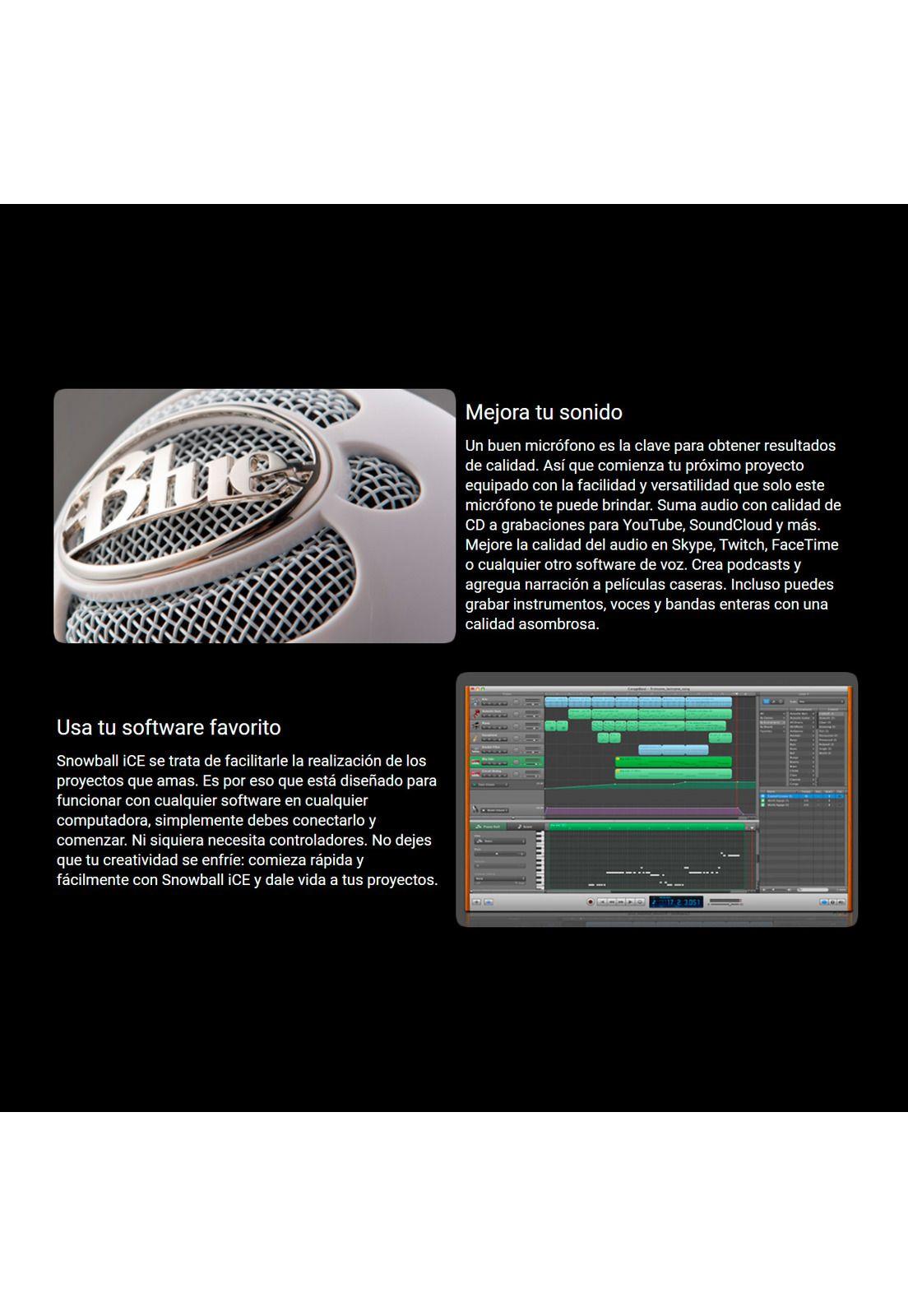 Micrófono Profesional Blue Snowball-4