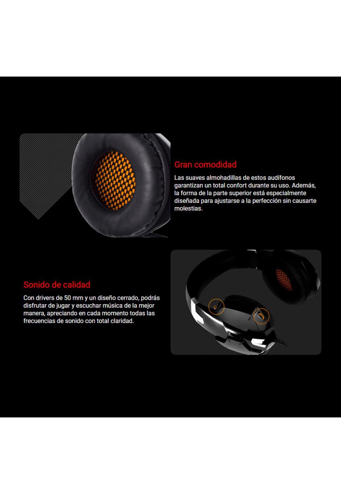 Audífono Gamer Krom Kopa PS4 PC-3