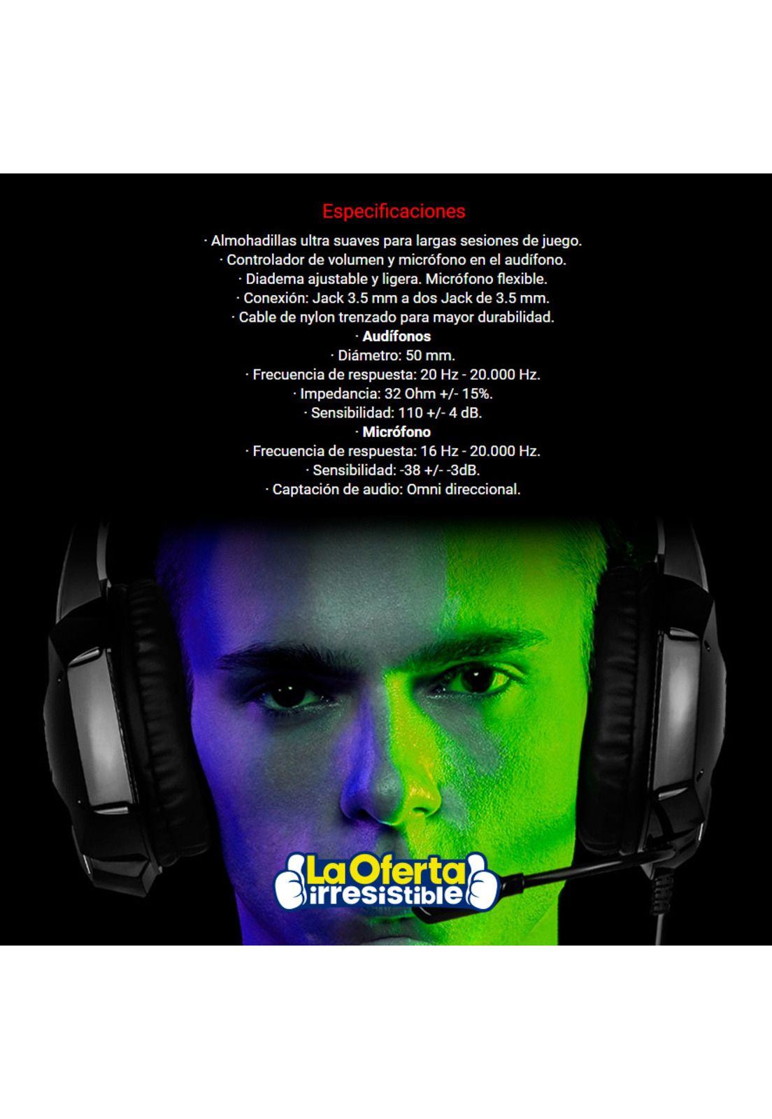 Audífono Gamer Krom Kopa PS4 PC-4