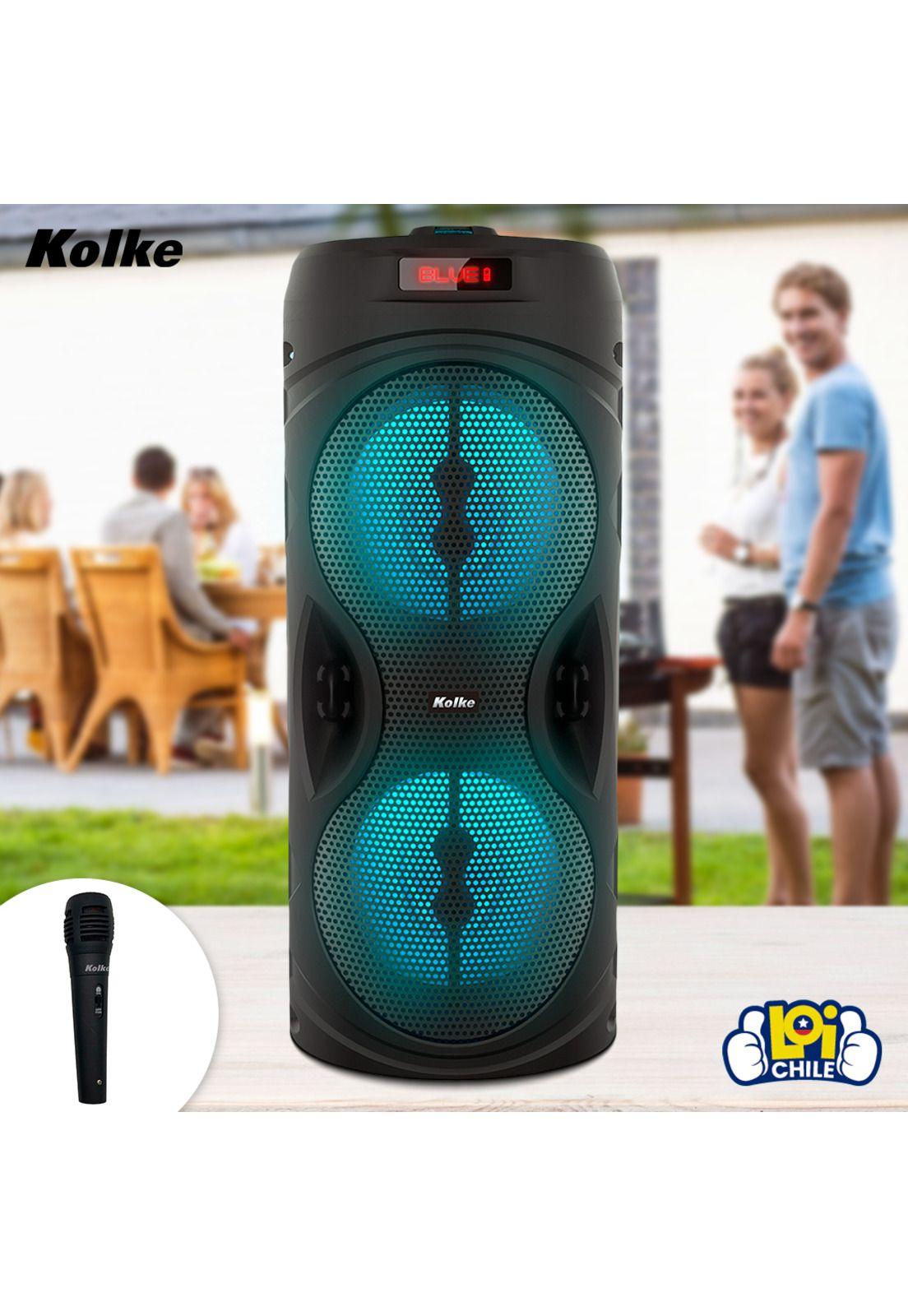 Parlante Inalámbrico Kolke Ilux Bluetooth 80w RGB Micrófono-5