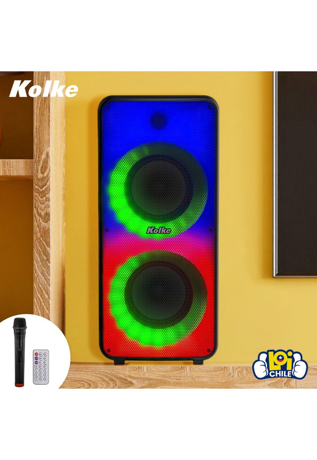 Parlante Bluetooth 8" Kolke Bloom 2 Led TWS 550w Radio FM-3