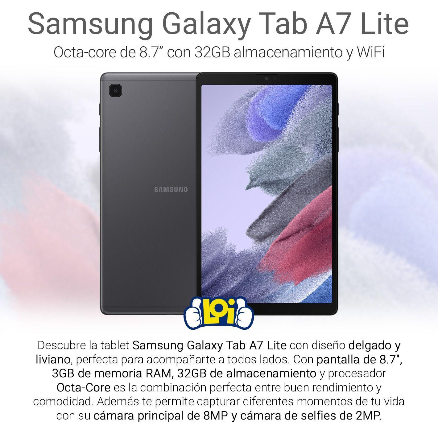 Tablet Samsung Galaxy A7 Lite T220 3GB 32GB Octa-Core de 8,7-1