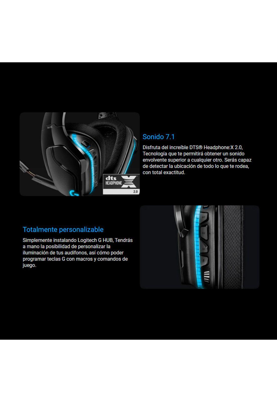 Audifonos Gamer Logitech G635 Lightsync 7.1 Multiplataforma-3