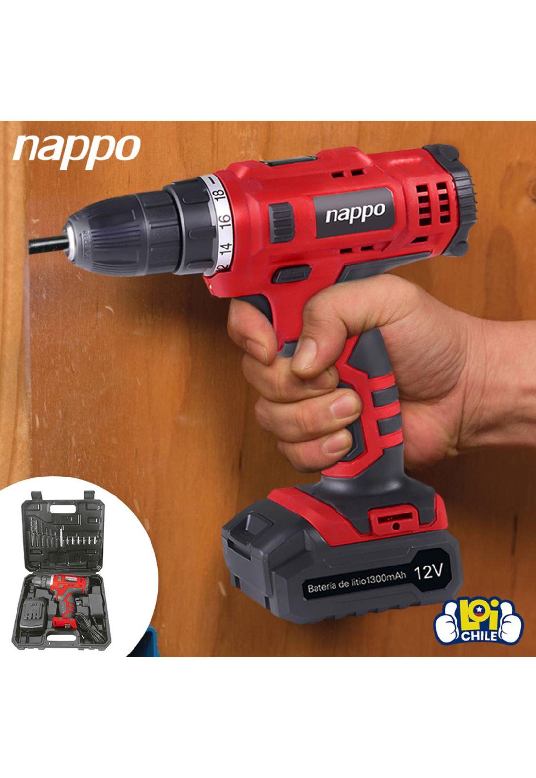 Taladro Inalambrico NAPPO NHK-054 12v Con Accesorios-6