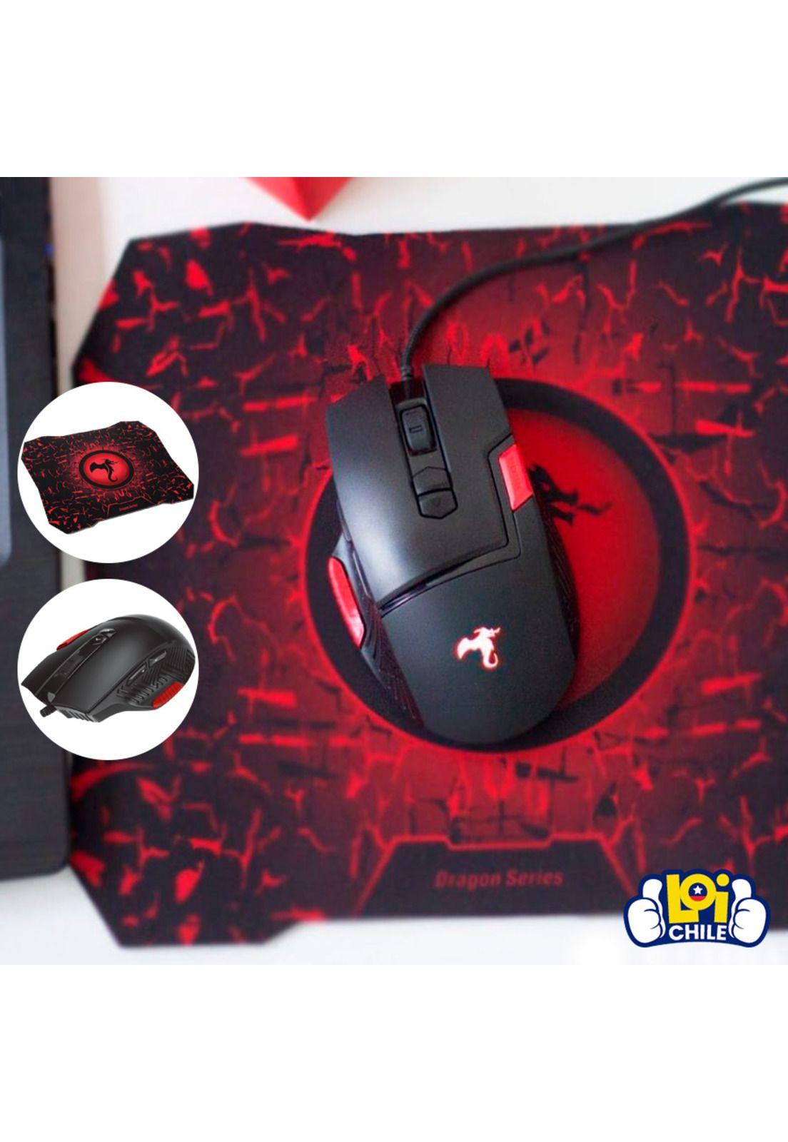Kit Gamer KOLKE Fury Mouse 9 Botones + Mousepad-5
