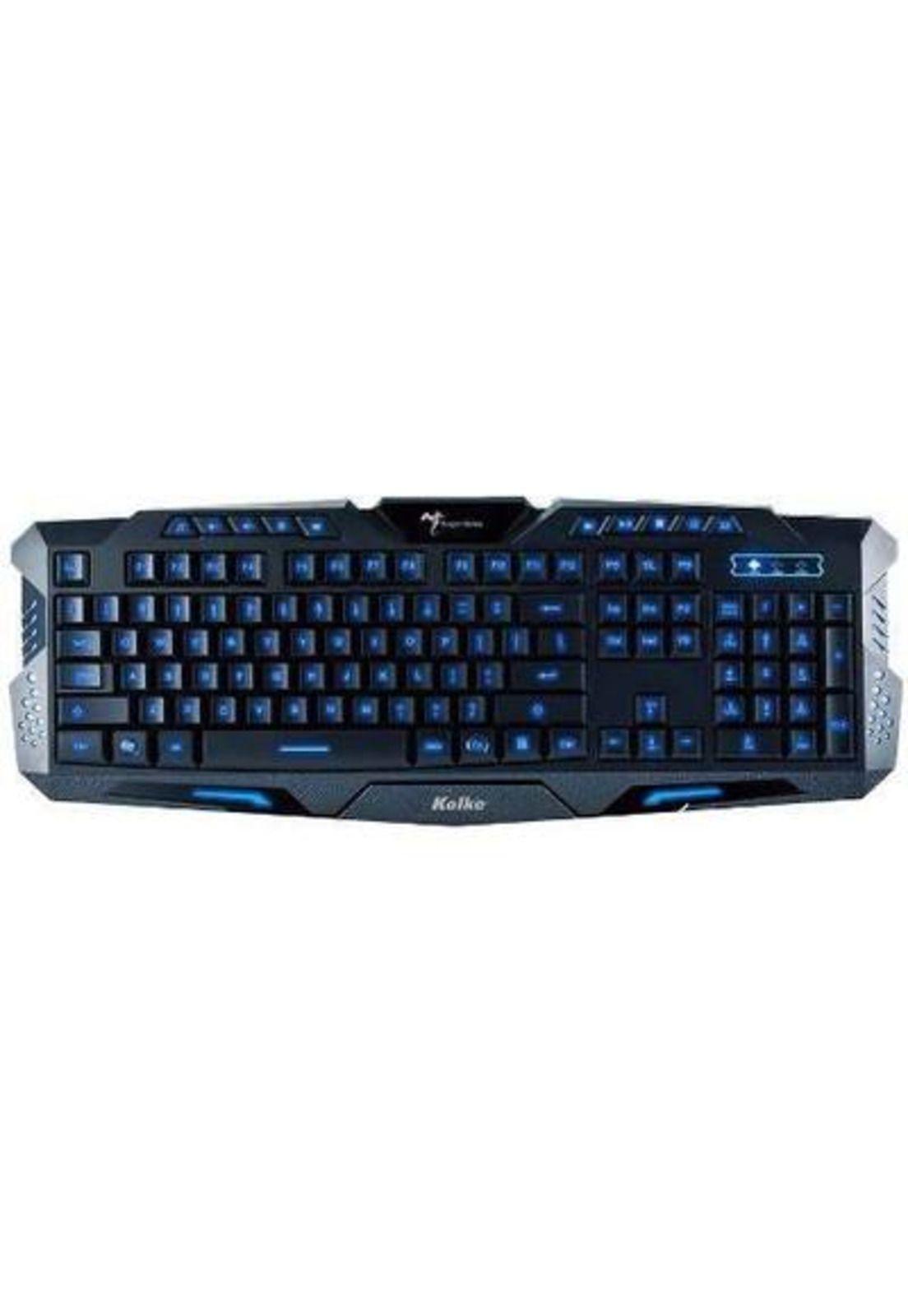 Teclado Gamer Kolke Force Con Luces De Colores Led Usb-0