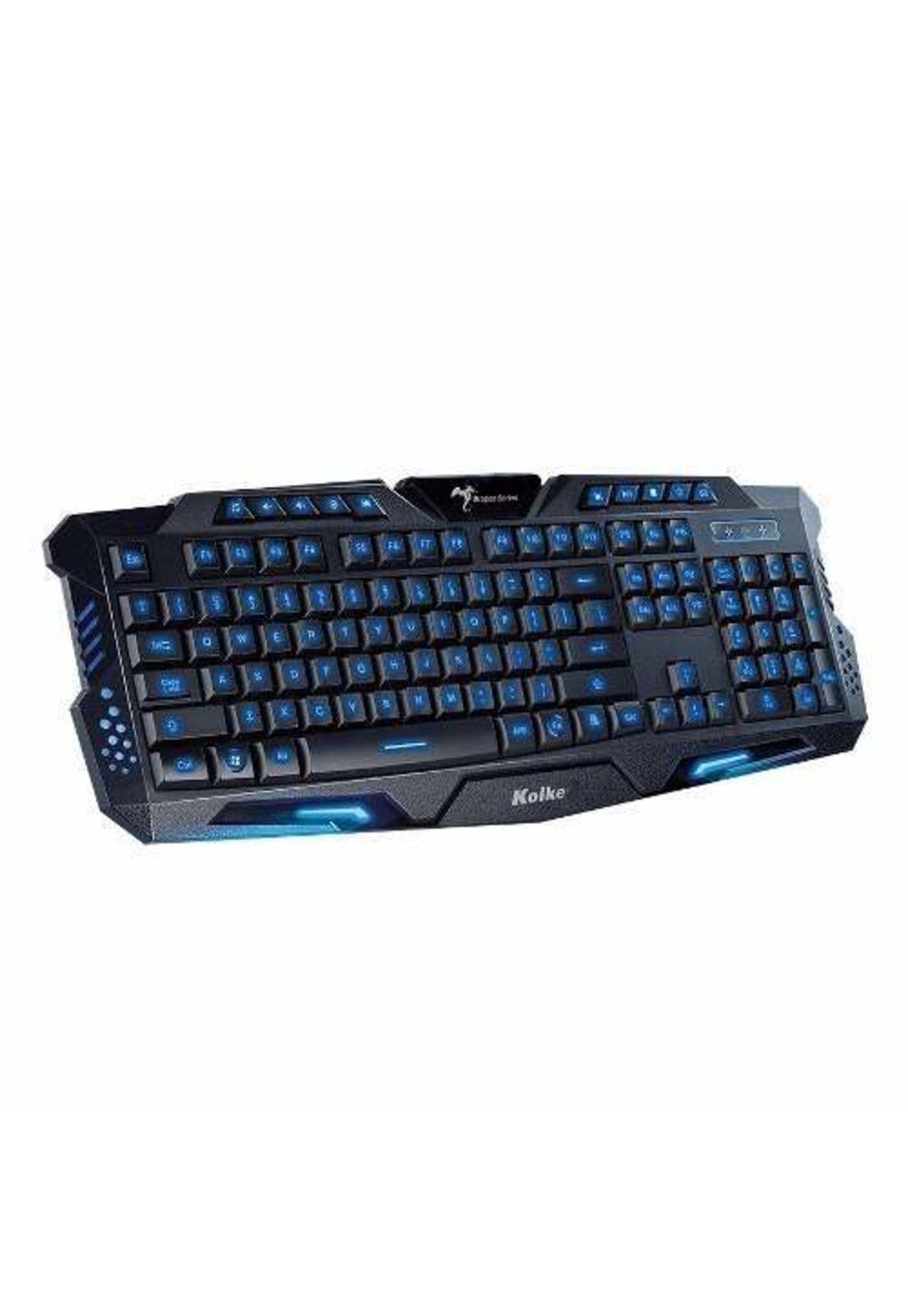 Teclado Gamer Kolke Force Con Luces De Colores Led Usb-4