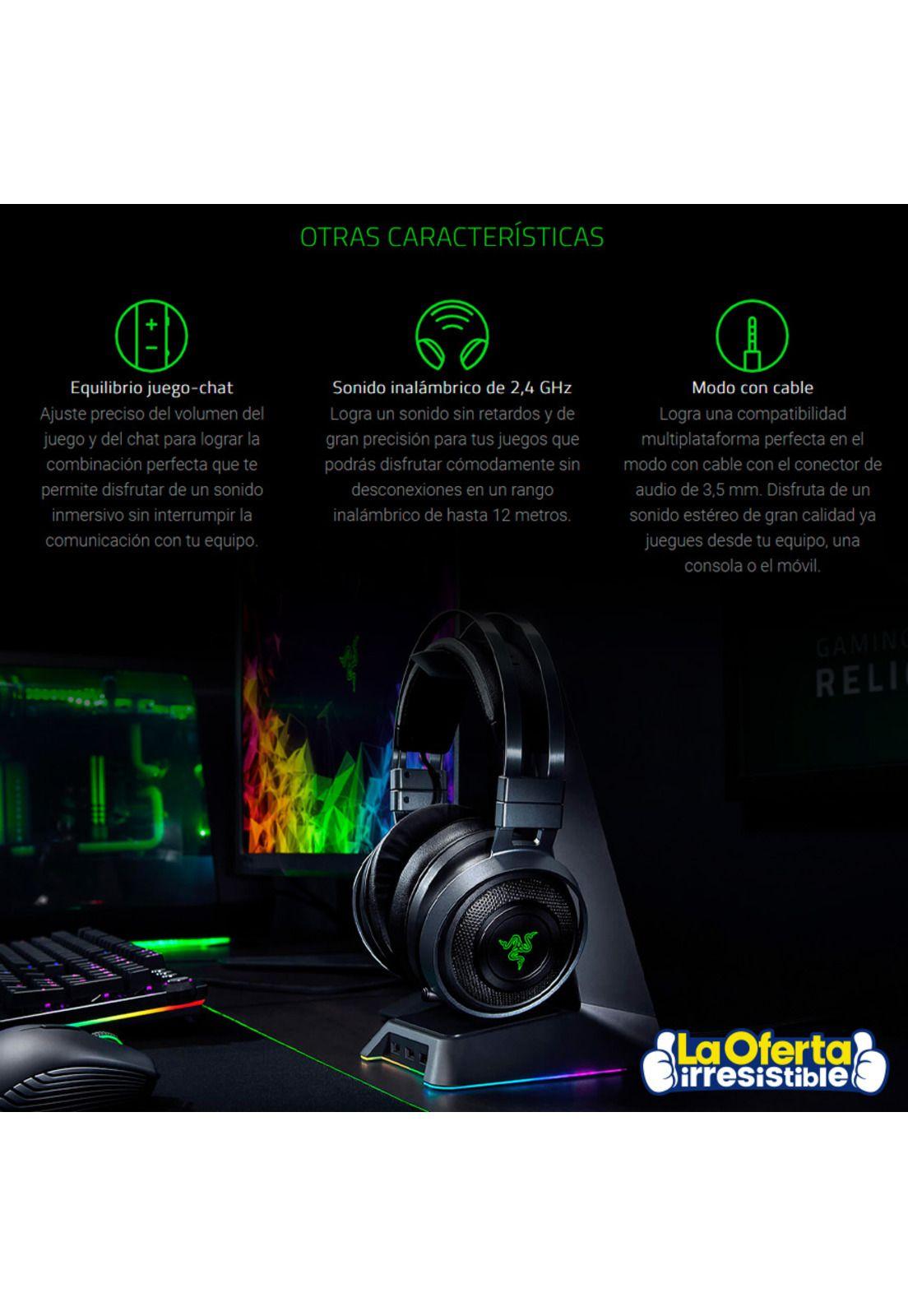 Audifonos Razer Nari Inalambricos Gamer-4