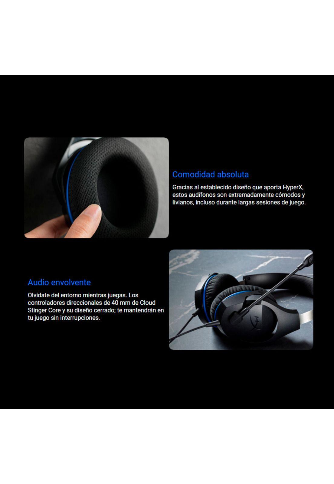 Audifonos Gamer HyperX Cloud Stinger Core para PS4-3