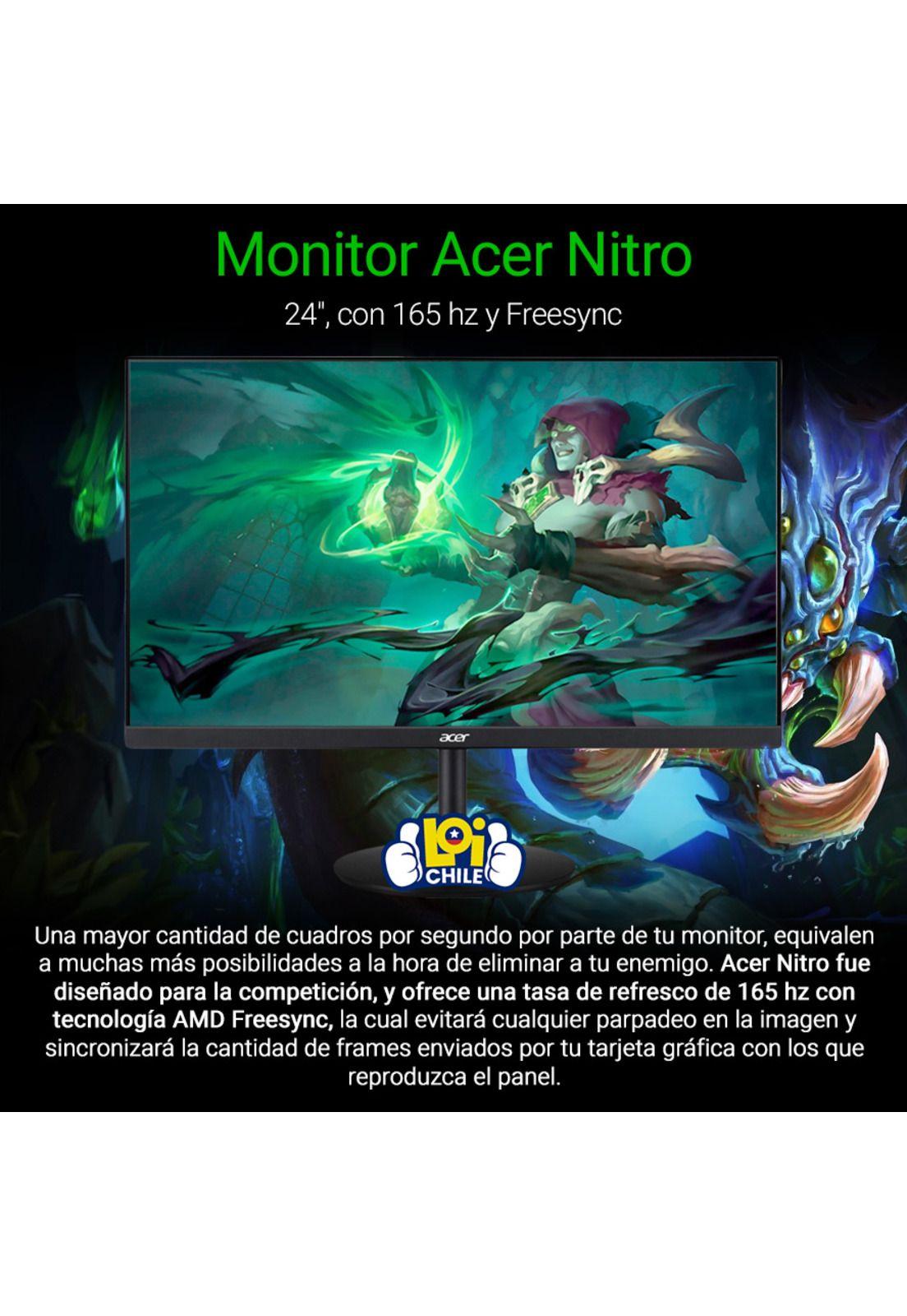 Monitor Gamer Acer Nitro 165Hz ADM FreeSync FHD-1