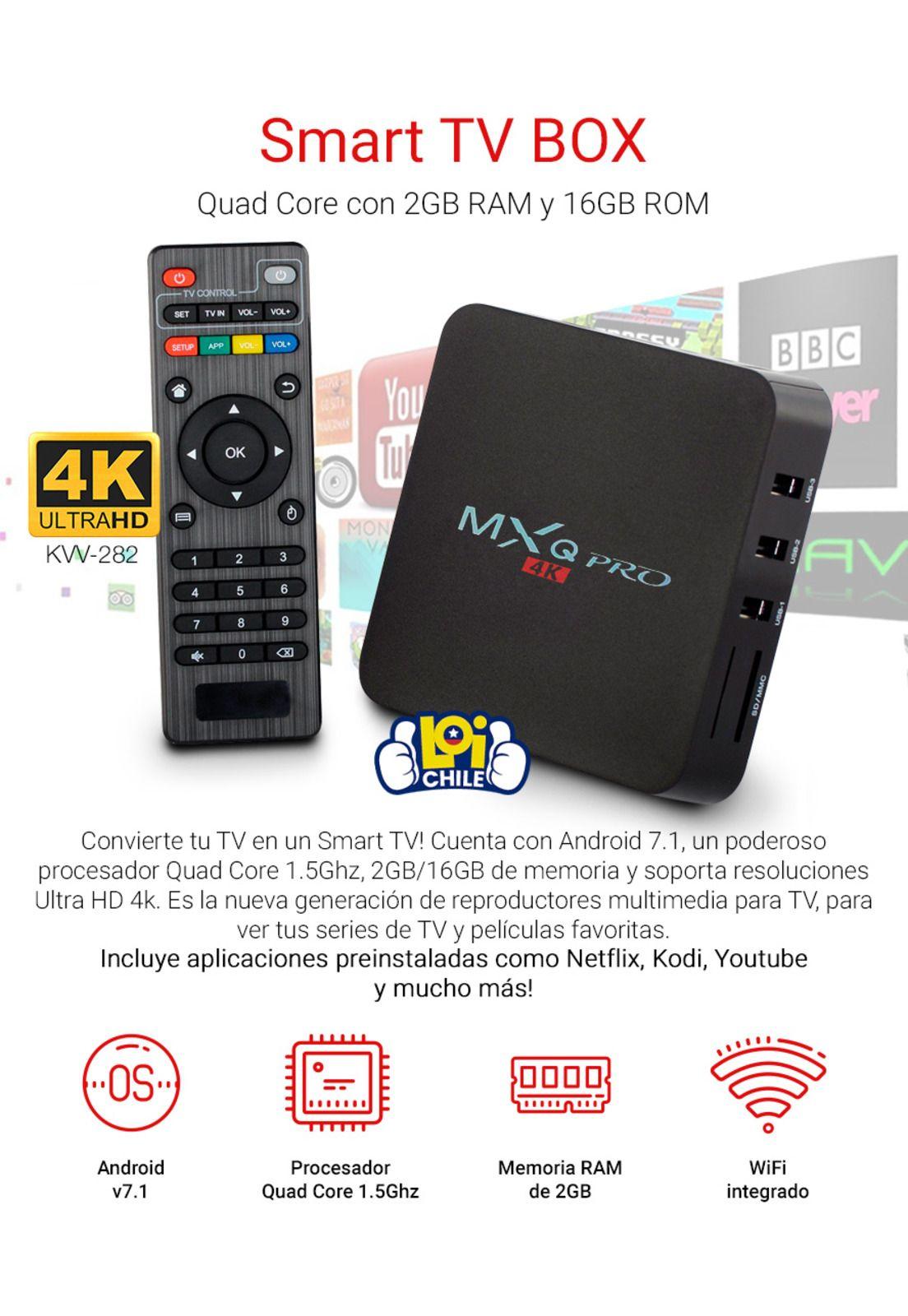 Smart TV Box Kolke Quad Core con 2GB RAM y 16GB ROM-1