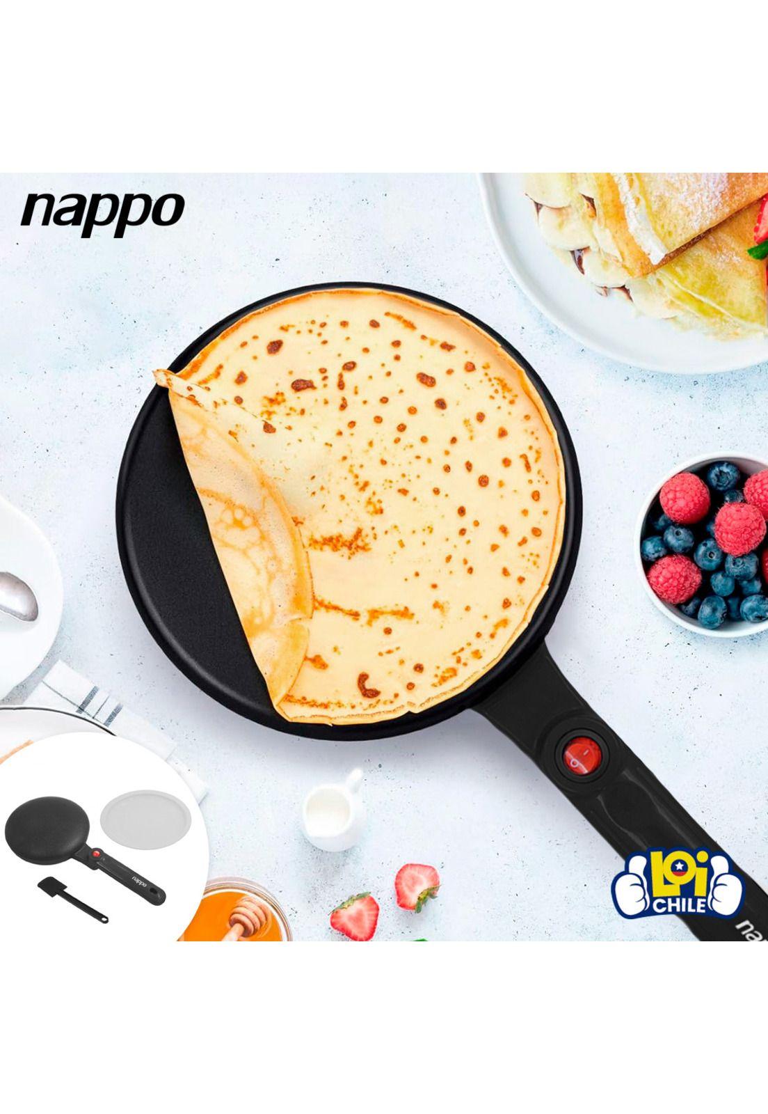 Panquequera Eléctrica Nappo Crepes 600W Flash-Cook 20cm-6