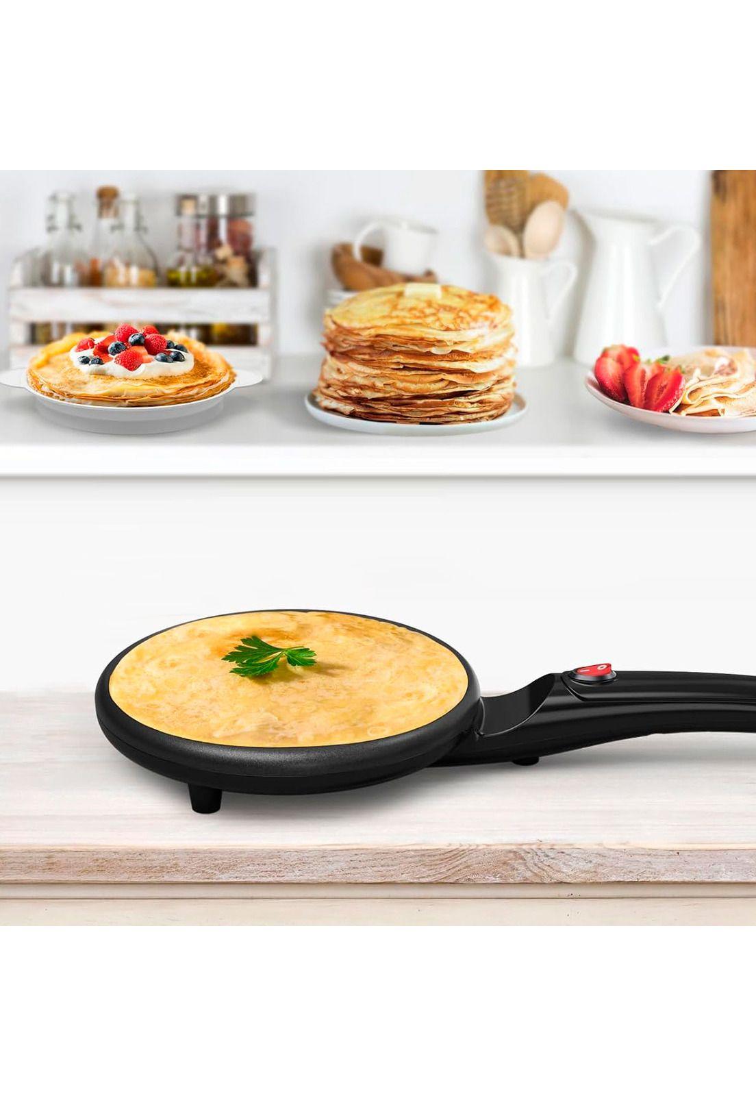 Panquequera Eléctrica Nappo Crepes 600W Flash-Cook 20cm-7