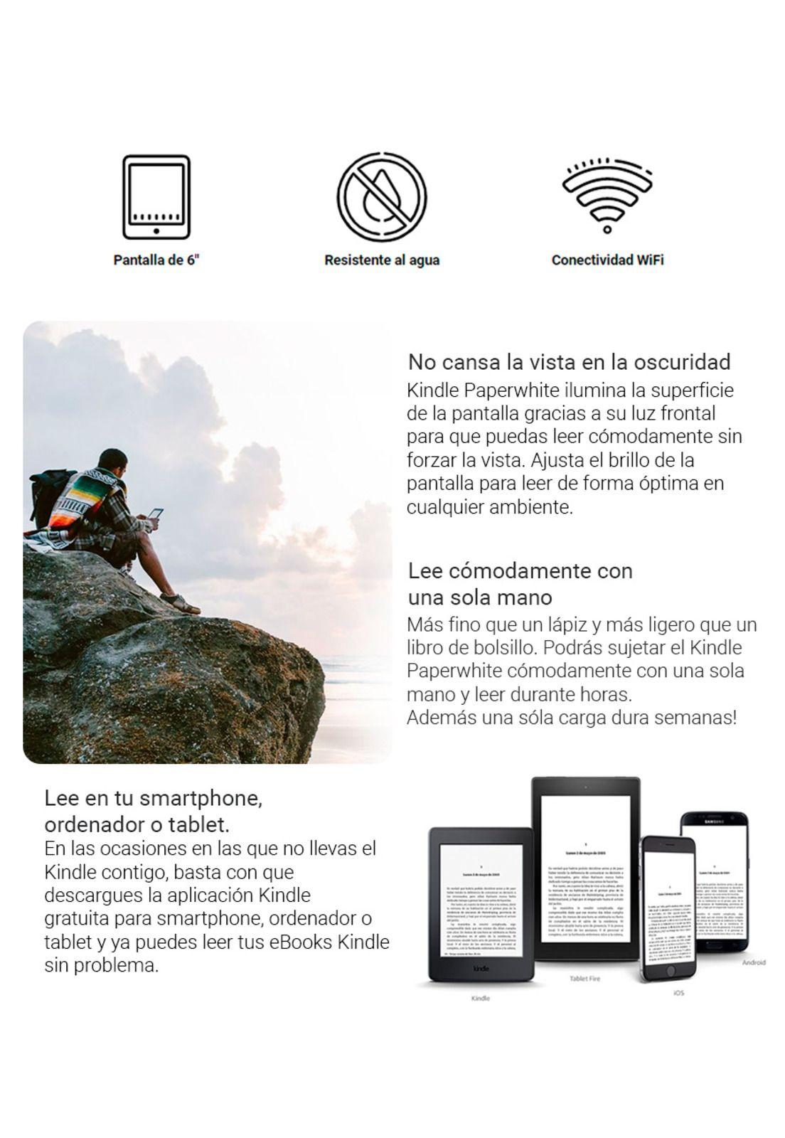 Kindle Paperwhite Resistente Al Agua 6'' 300Ppi 2018-3