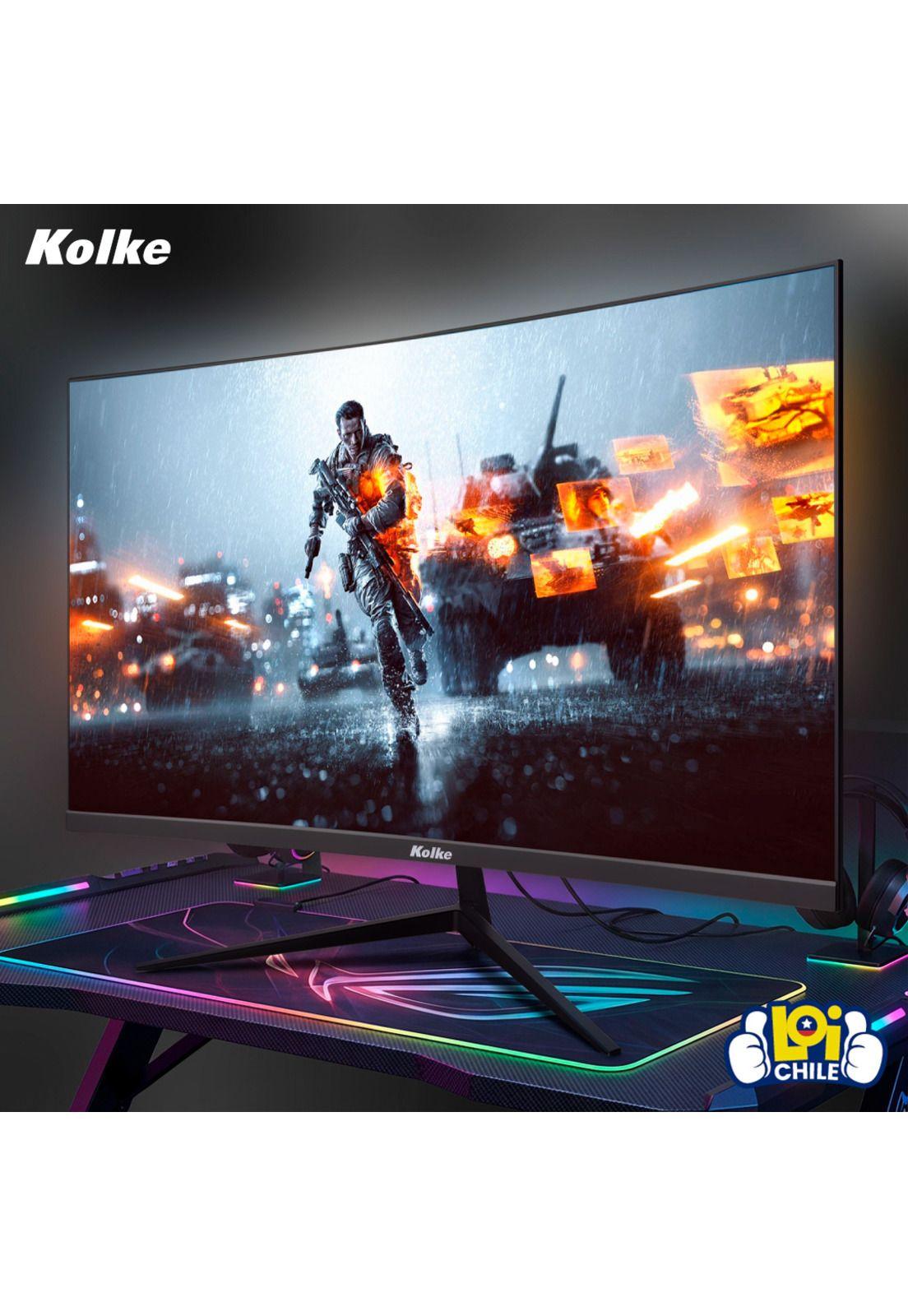 Monitor Curvo Gamer Kolke 24" 200Hz 1Ms FHD Luz RGB-4