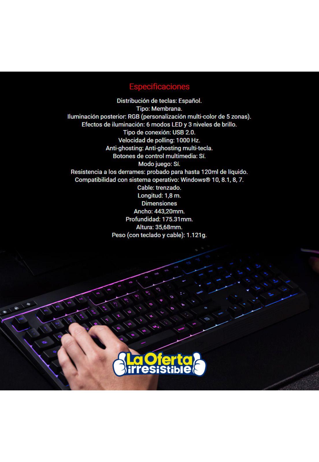 Teclado Gamer Hyperx Alloy Core RGB Español-4