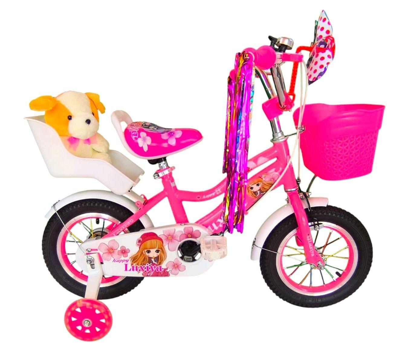 Bicicleta Aro 12 Infantil  Rosado Luxiya-1