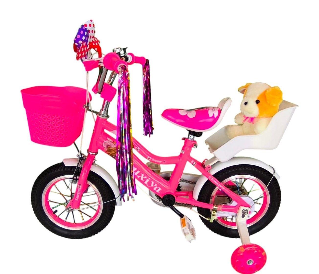 Bicicleta Aro 12 Infantil  Rosado Luxiya-2