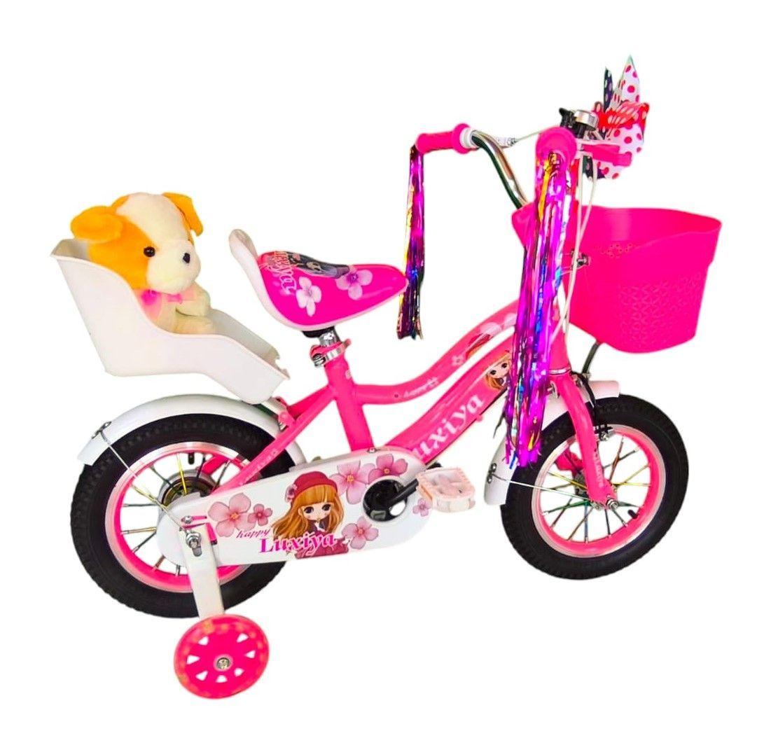 Bicicleta Aro 12 Infantil  Rosado Luxiya-3