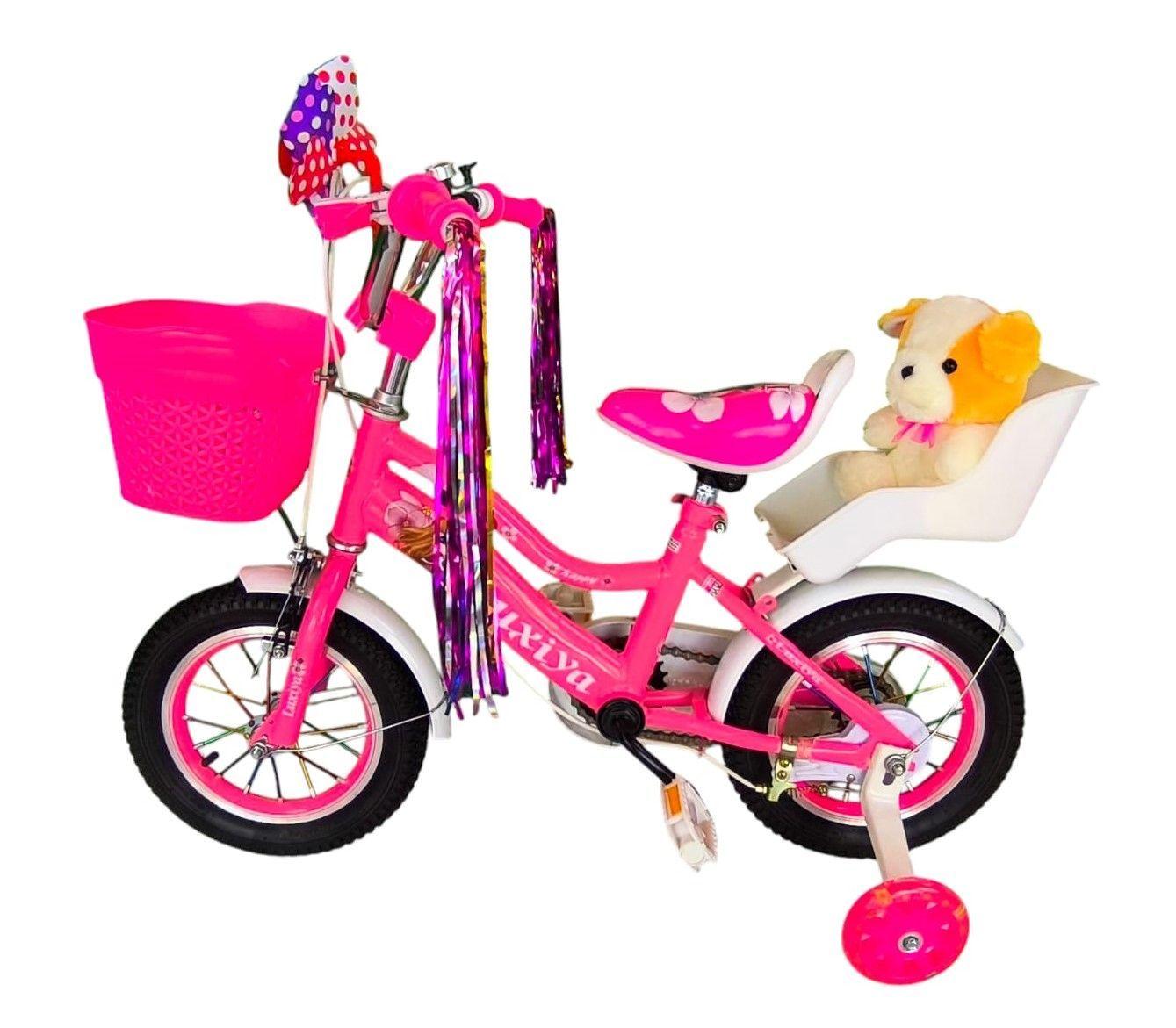 Bicicleta Aro 12 Infantil  Rosado Luxiya-4