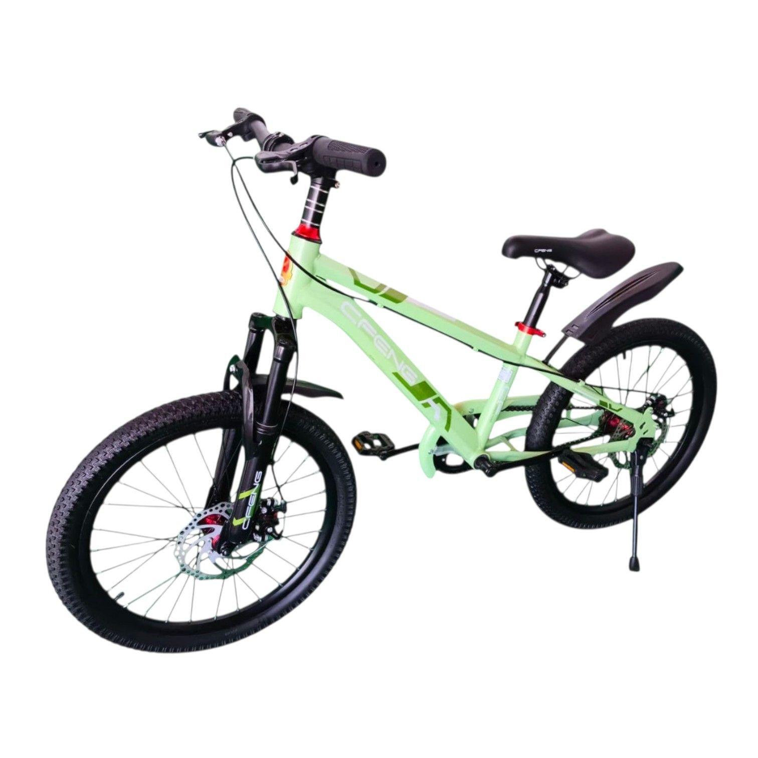 Bicicleta Aro 16 Cfbike Cfeng Con Freno Disco Verde Claro-2