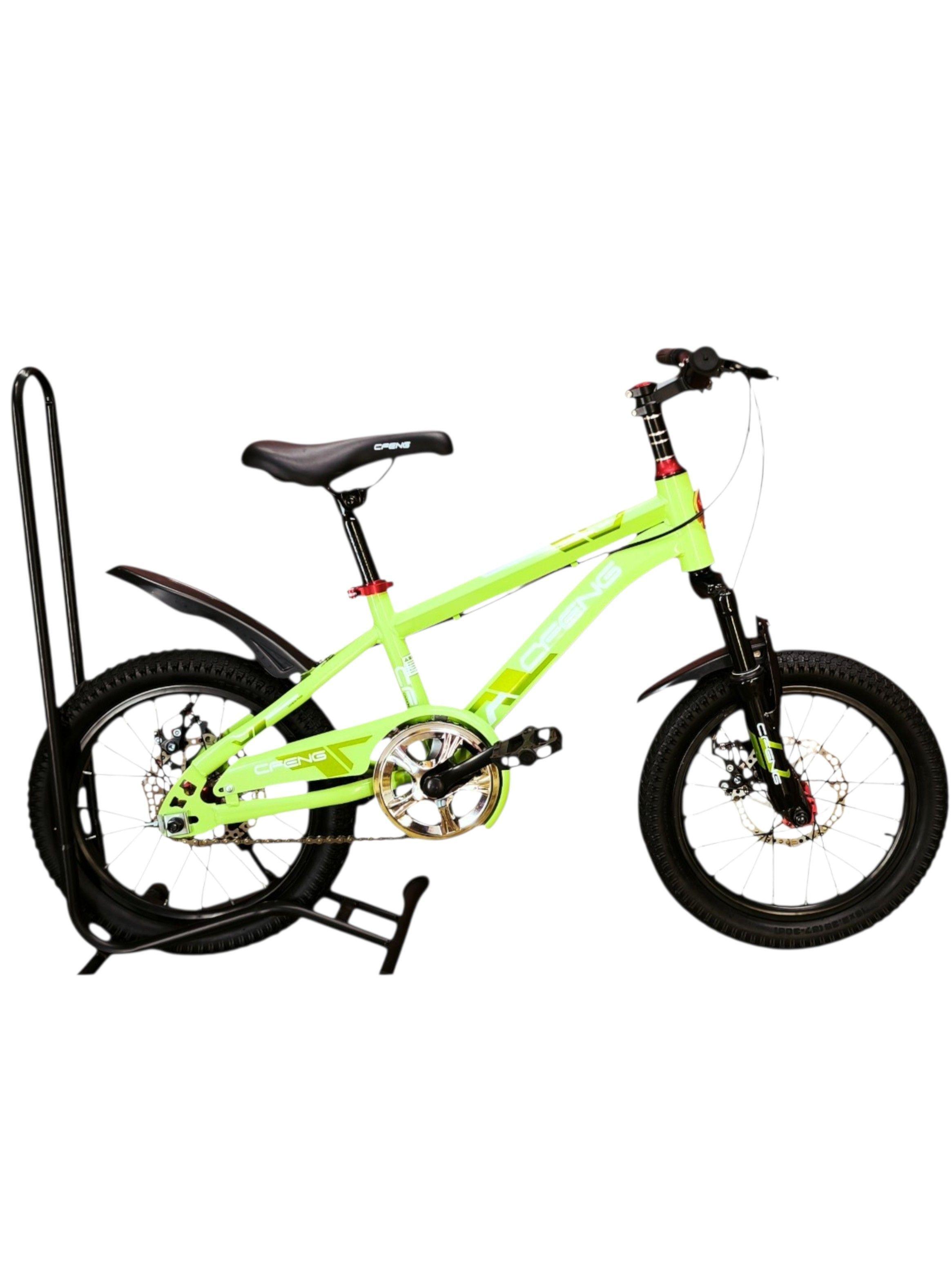 Bicicleta Aro 16 Cfbike Cfeng Con Freno Disco Verde Claro-0