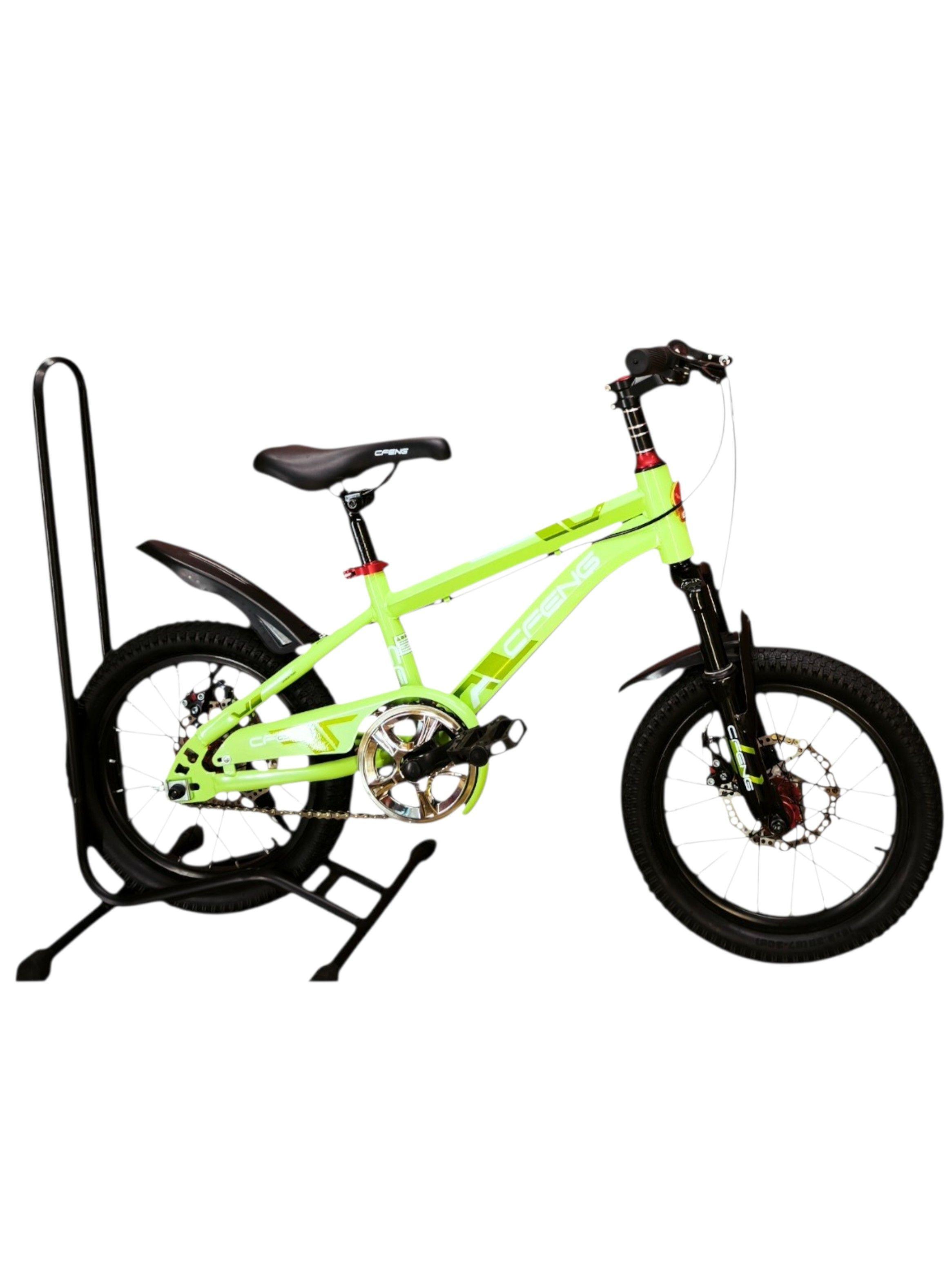 Bicicleta Aro 16 Cfbike Cfeng Con Freno Disco Verde Claro-1