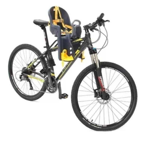 Silla Frontal De Niños para Bicicleta Rojo-4