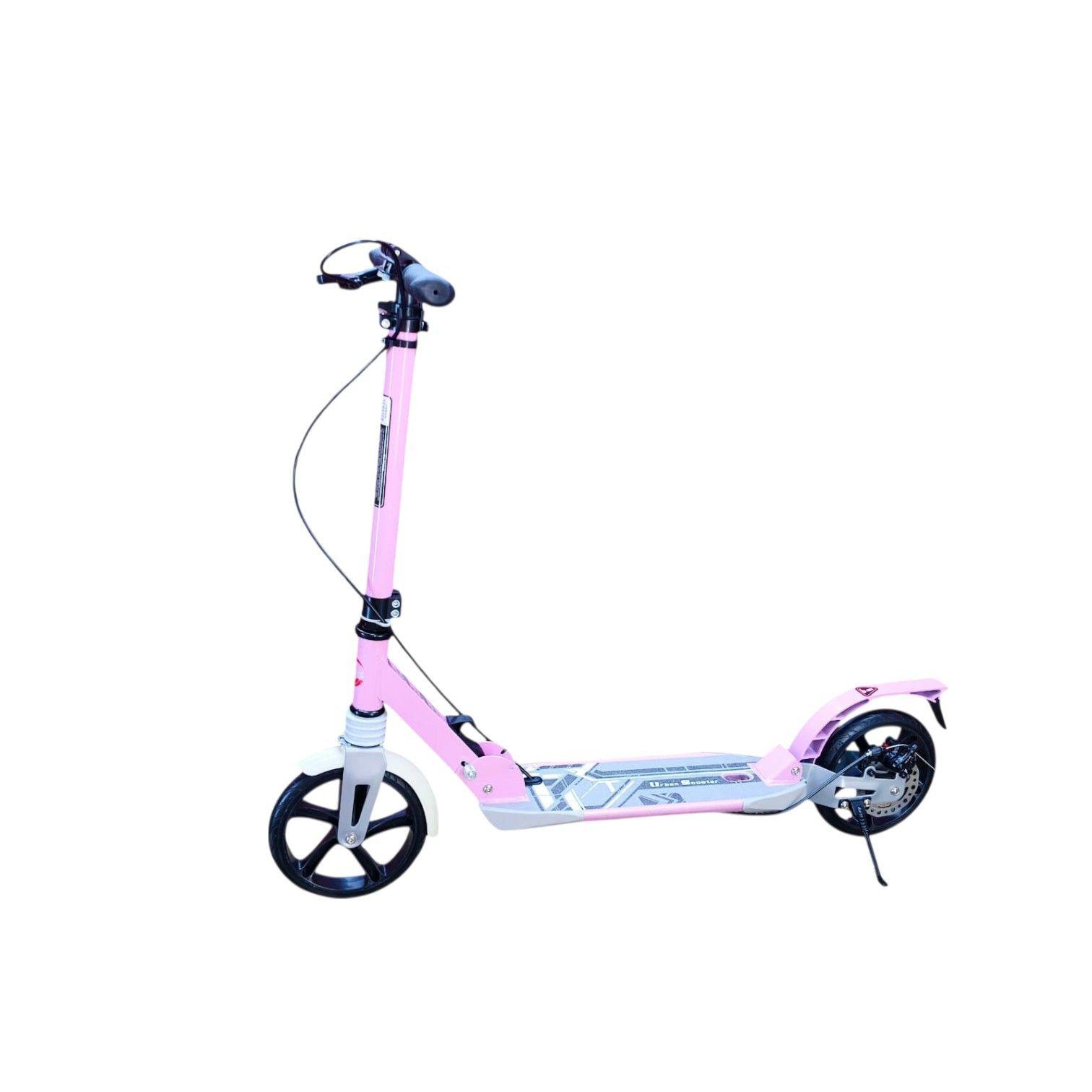 Scooter Monopatín Niños Adultos Rosado-3
