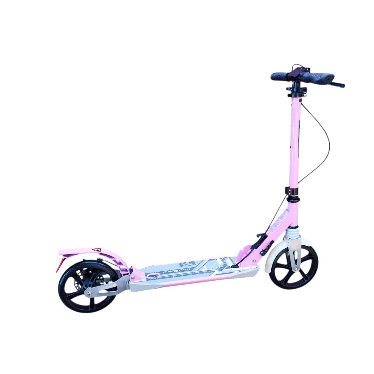 Scooter Monopatín Niños Adultos Rosado-4