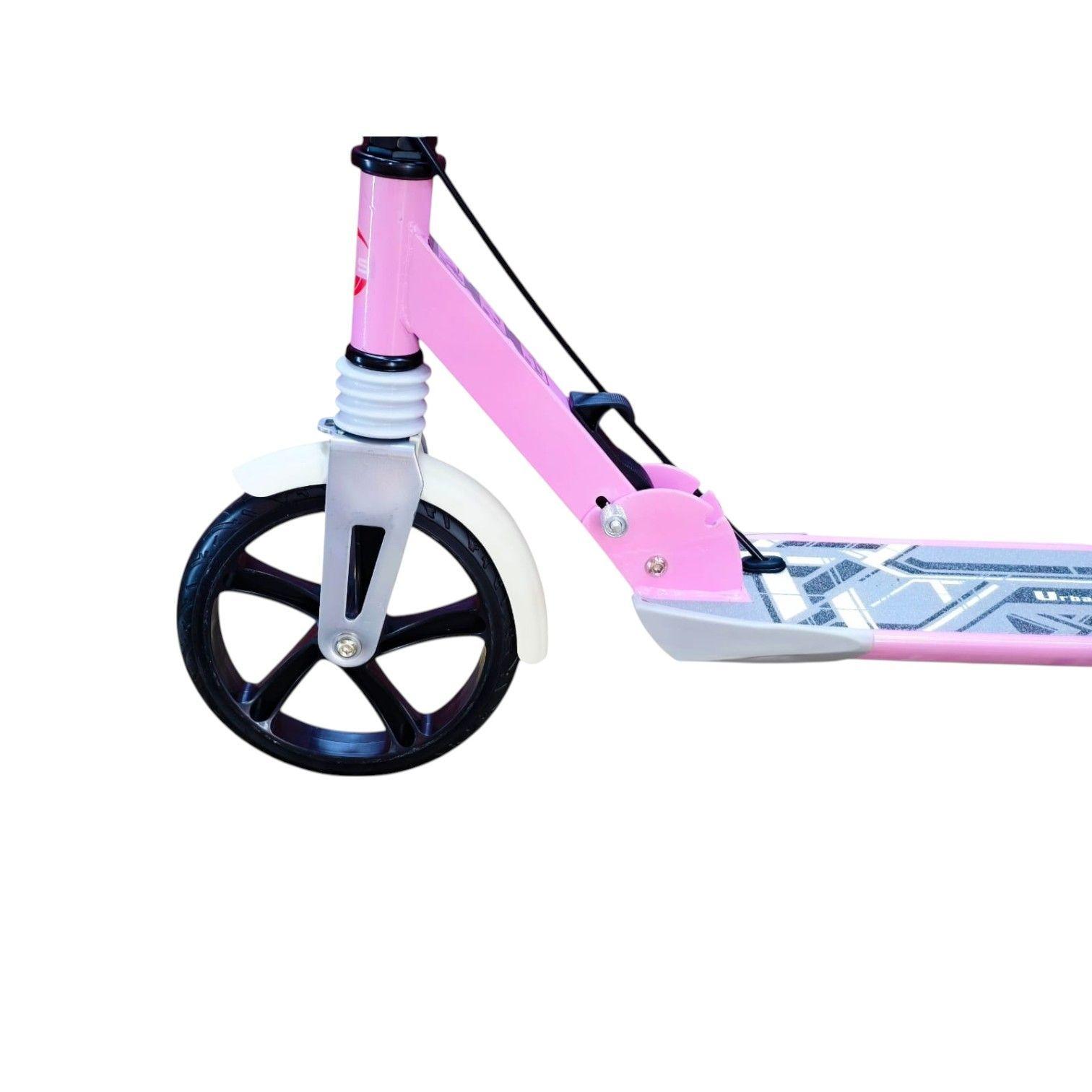 Scooter Monopatín Niños Adultos Rosado-6