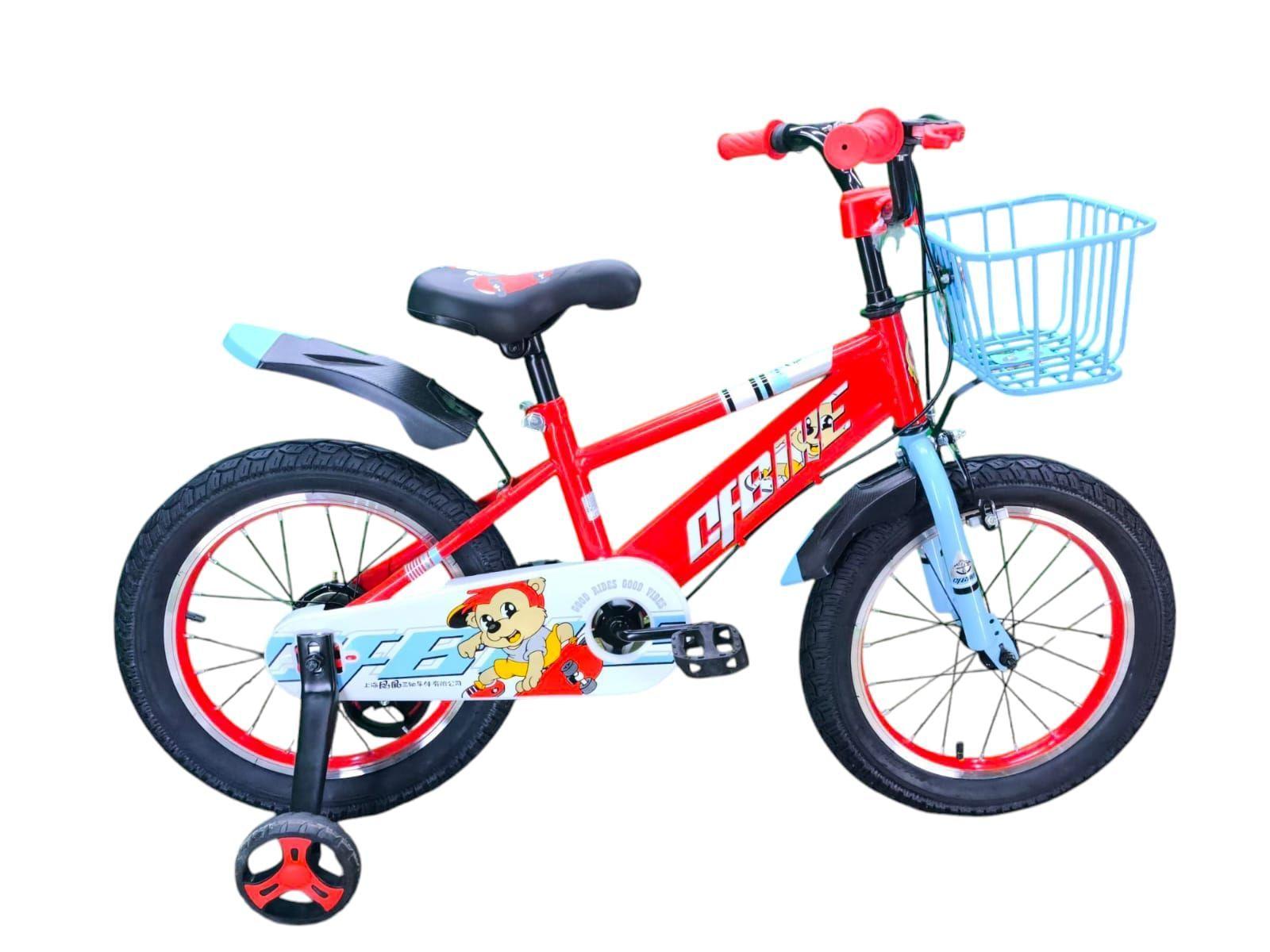 Bicicleta Aro 16 Infantil Cfbike Rojo/Celeste-0