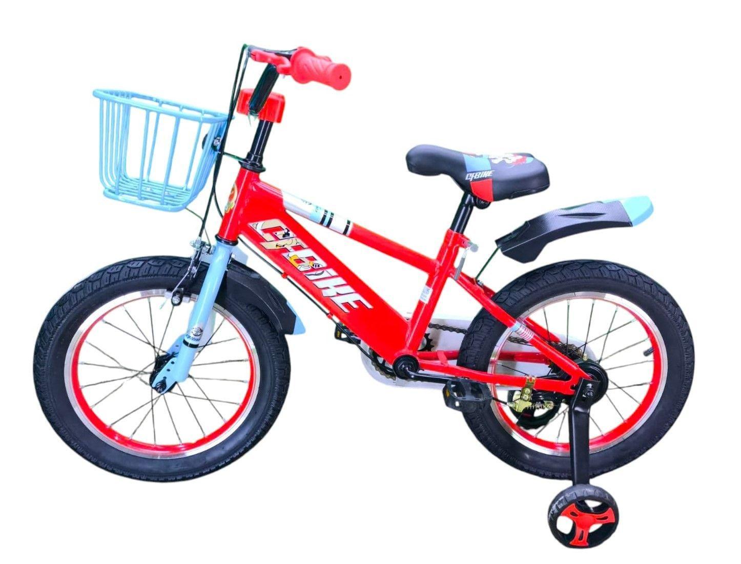 Bicicleta Aro 16 Infantil Cfbike Rojo/Celeste-3