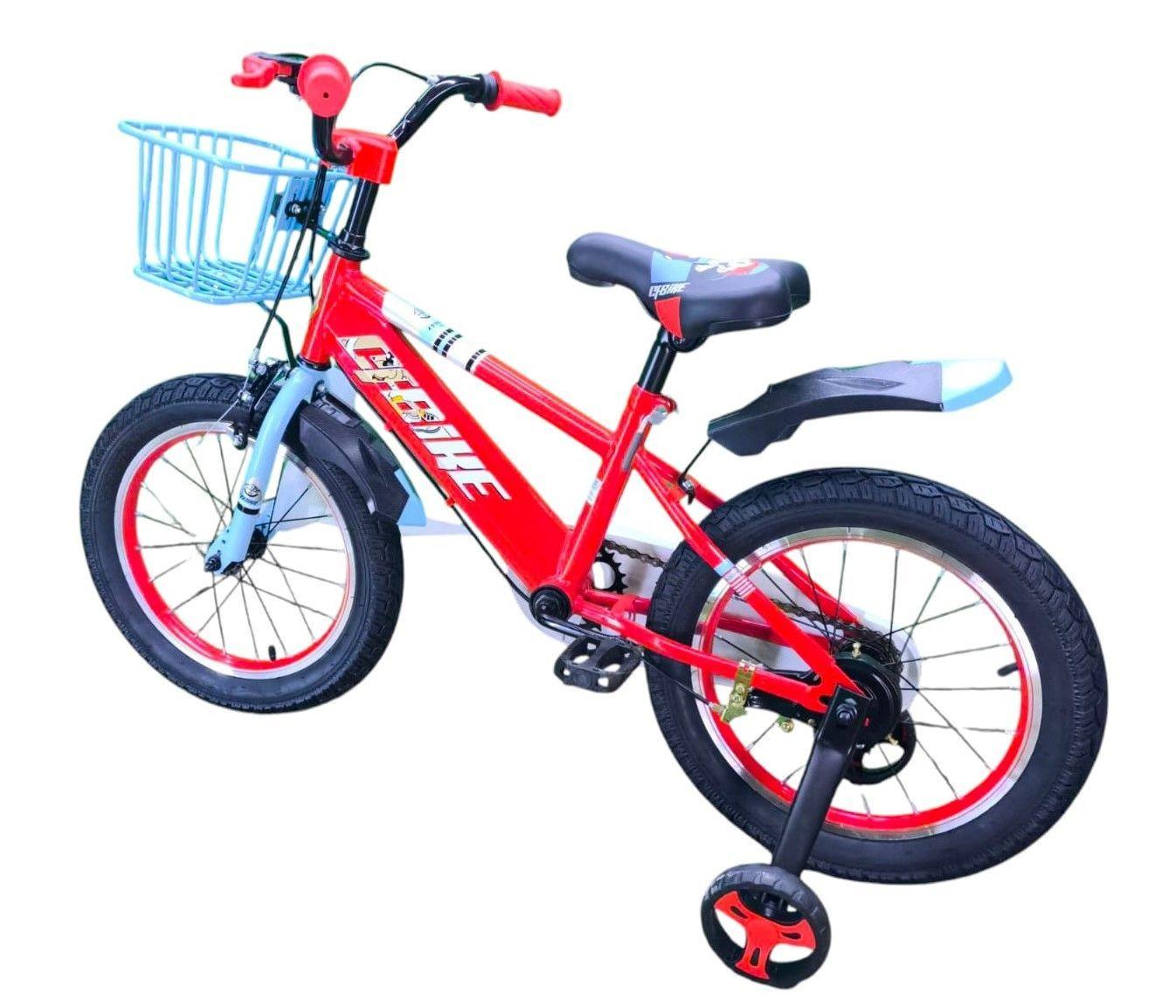 Bicicleta Aro 16 Infantil Cfbike Rojo/Celeste-5