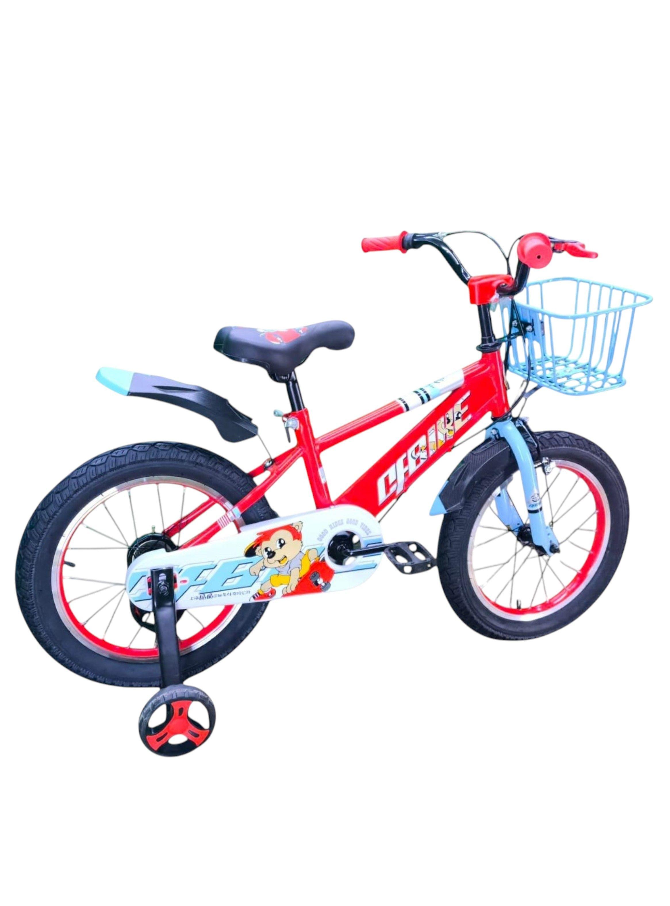 Bicicleta Aro 16 Infantil Cfbike Rojo/Celeste-4