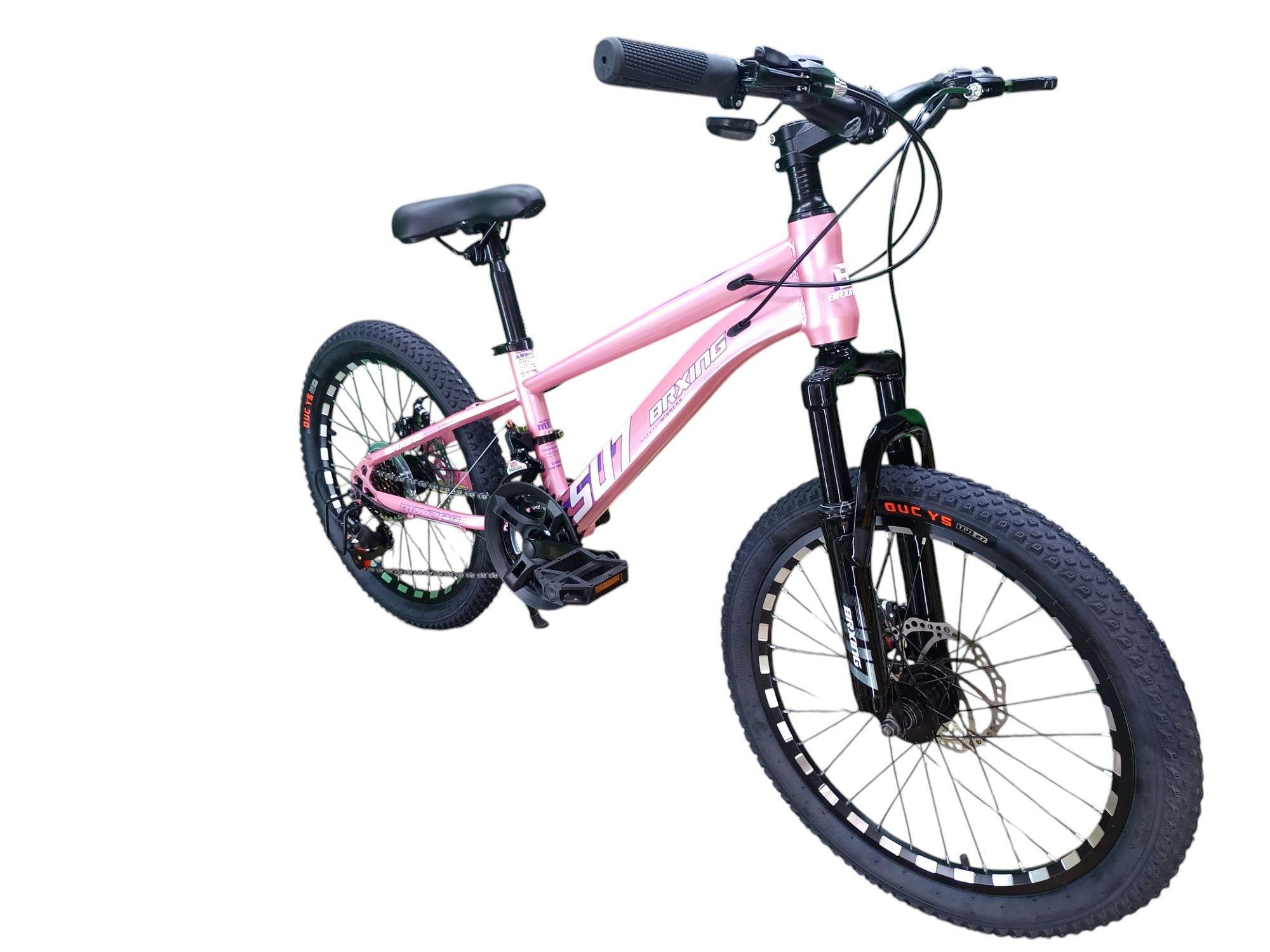 Bicicleta Aro 20 Brxing SV7 Rosado Con Freno Disco Y 21 Velocidades	-1
