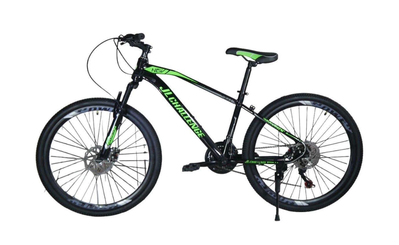 Bicicleta Aro 26 Challenge Verde Negro Con Freno Disco Y Cambios               -1