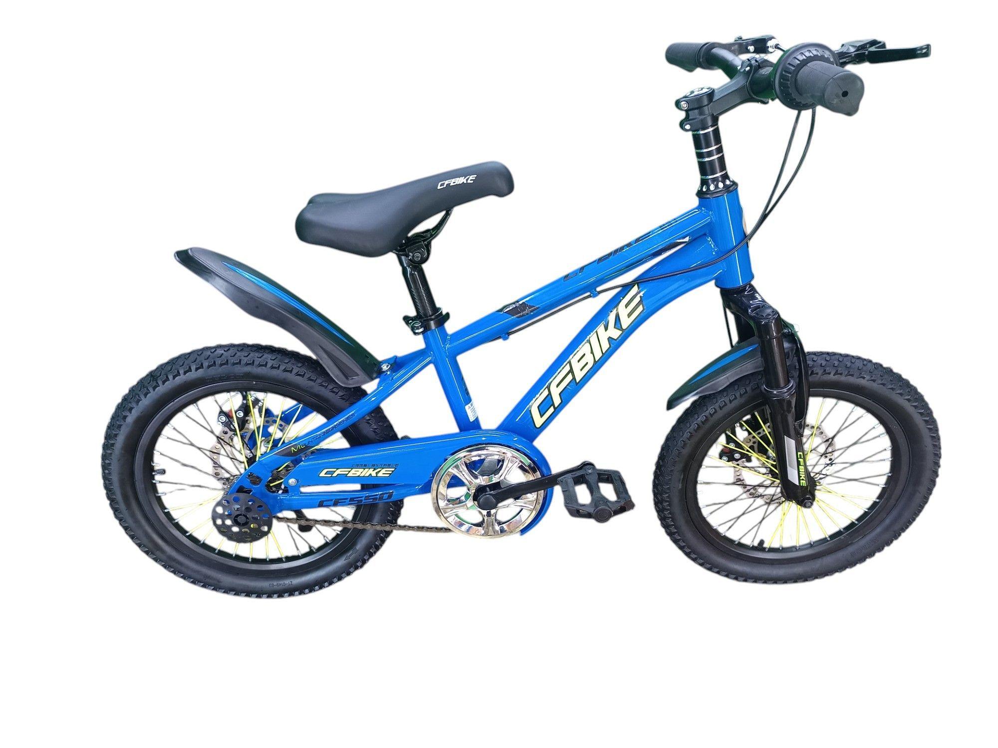 Bicicleta Aro 16 Cfbike Con Disco Azul	-0