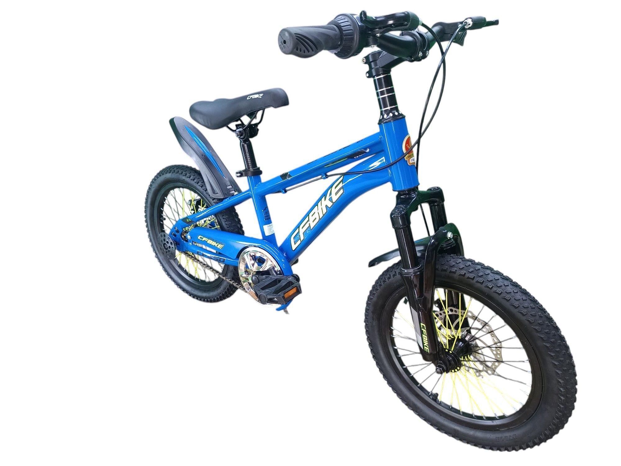Bicicleta Aro 16 Cfbike Con Disco Azul	-1