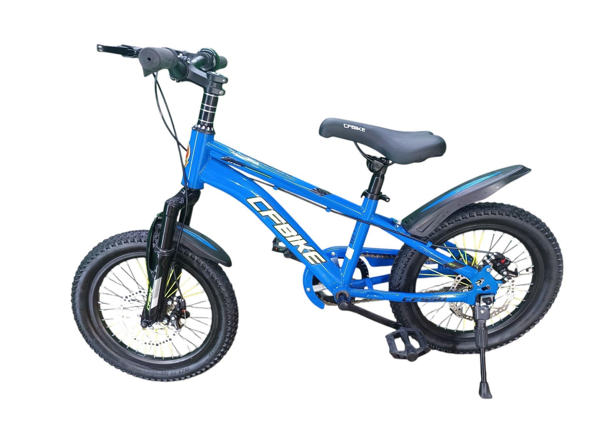 Bicicleta Aro 16 Cfbike Con Disco Azul	-3