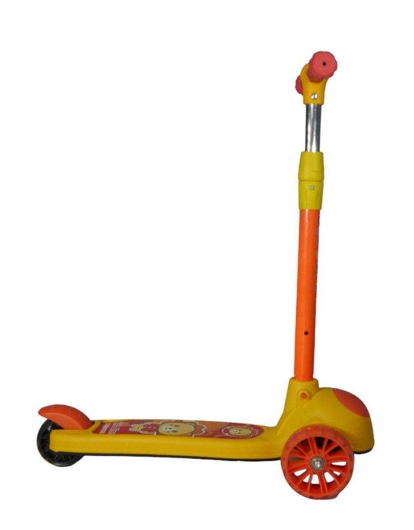 Scooter Monopatín Niños Naranjo-4