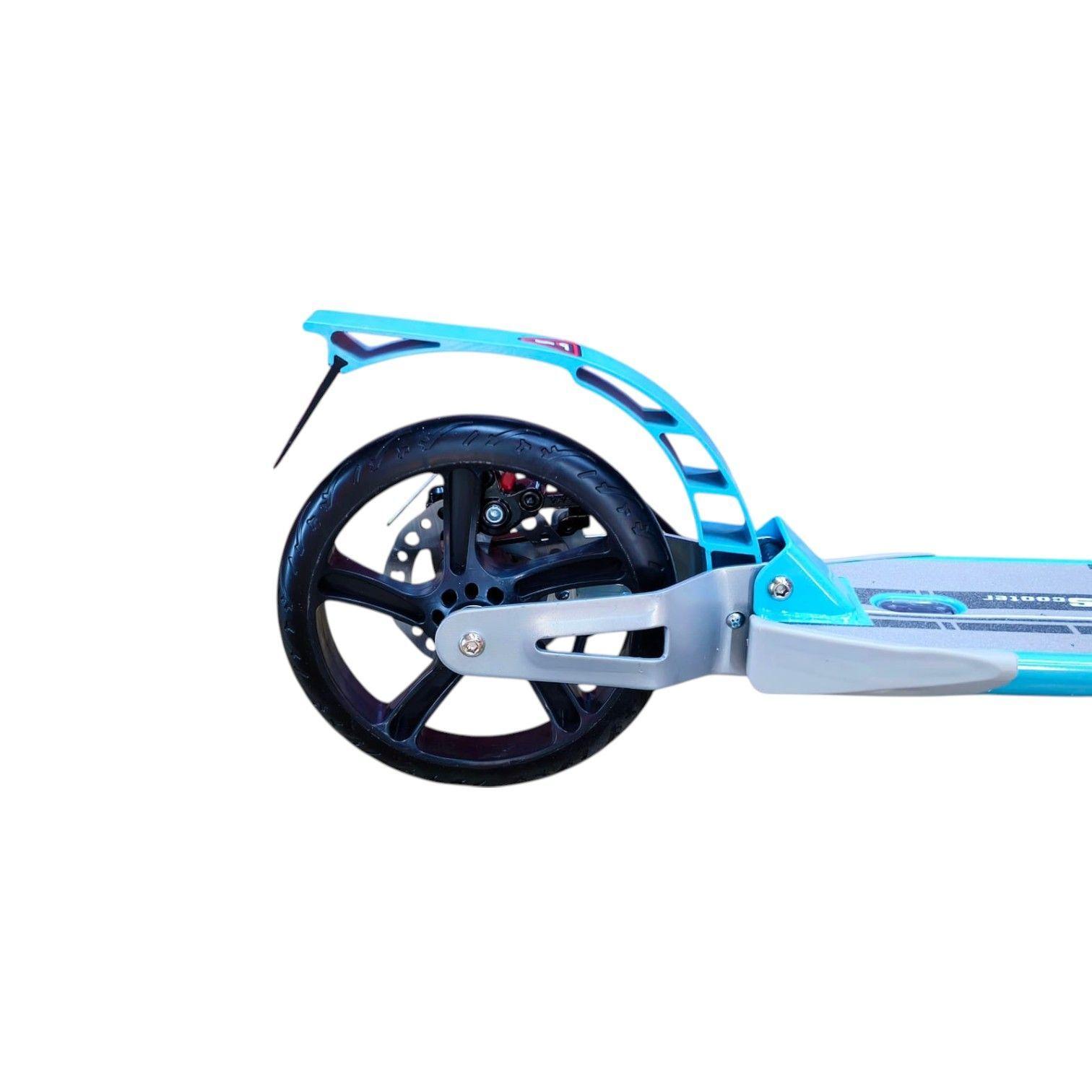 Scooter Monopatín Niños Adultos Celeste-2
