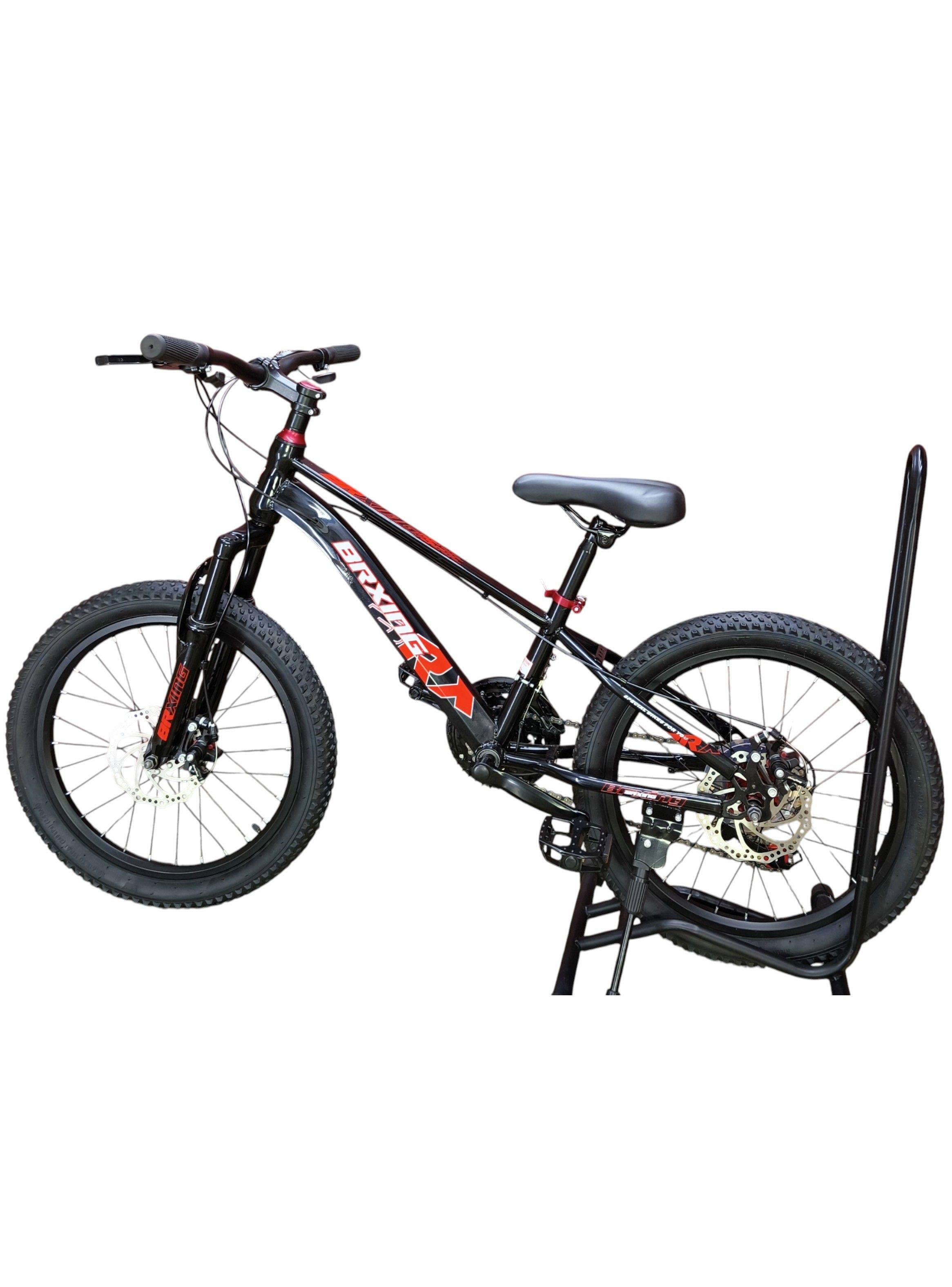 Bicicleta Aro 20 Brxing  Con Freno Disco Y 21 Vel. Negro Log Rojo Mr-5