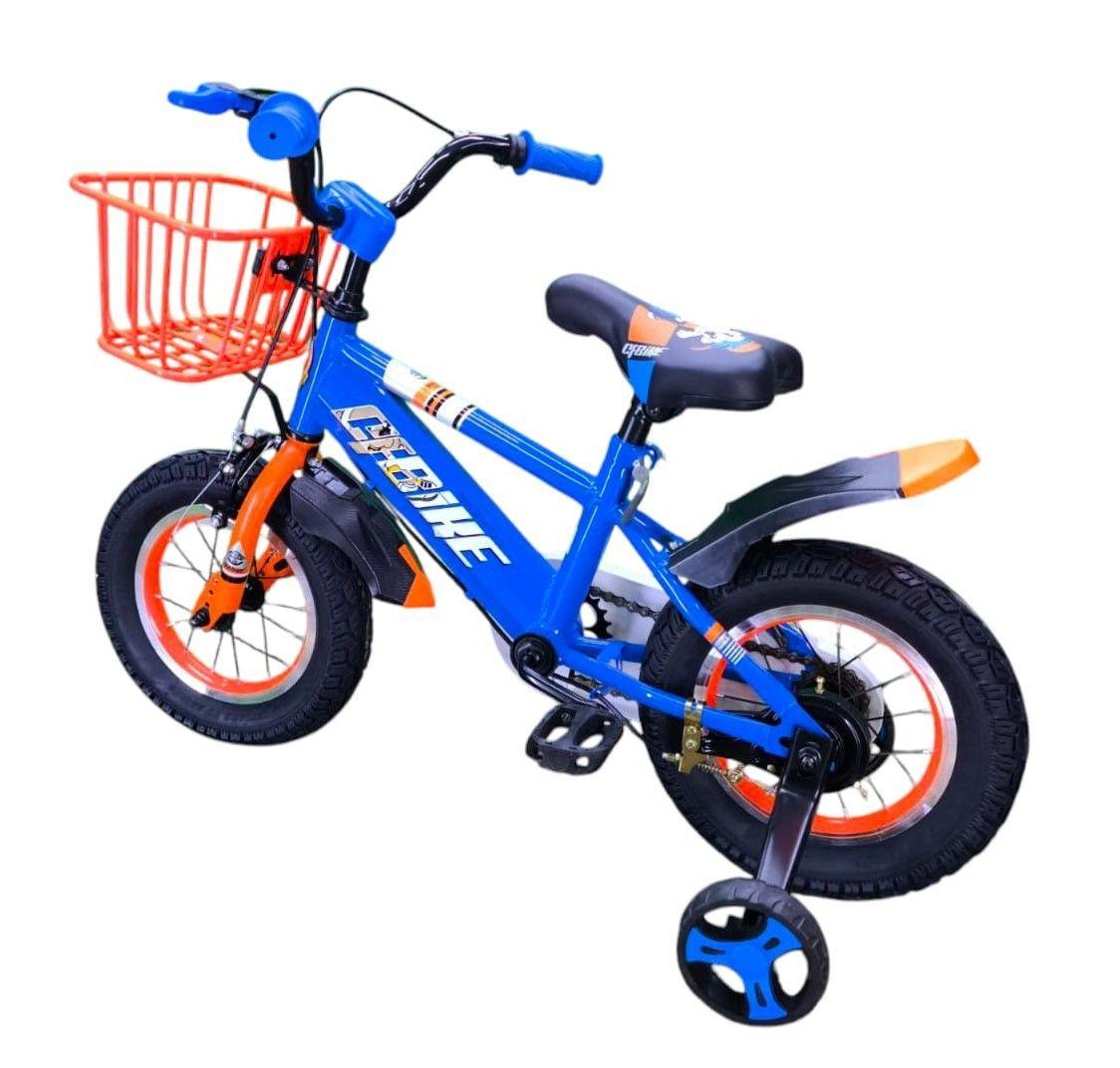 Bicicleta Aro 12 Infantil Cfbike Azul/Naranjo-5