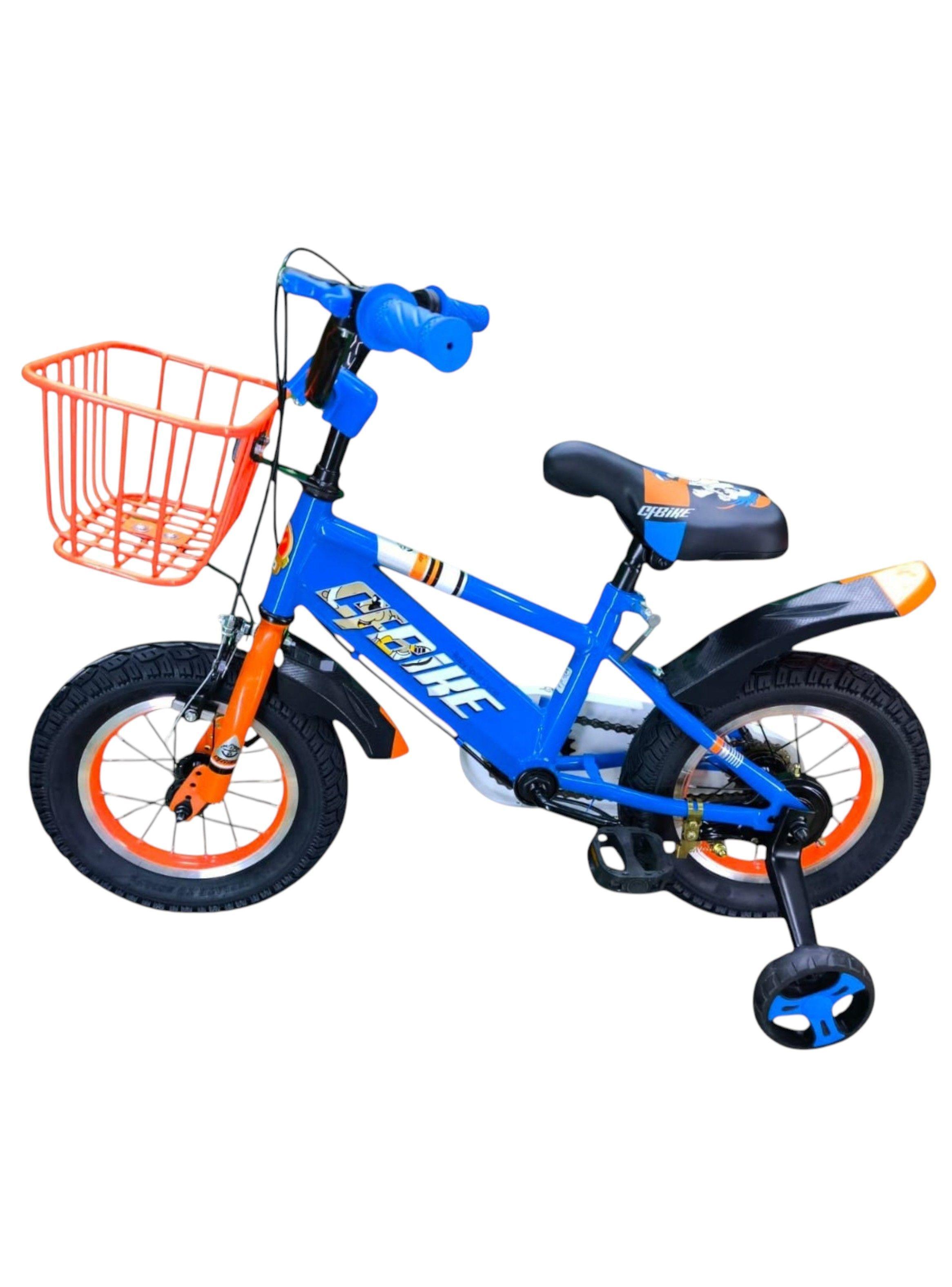 Bicicleta Aro 12 Infantil Cfbike Azul/Naranjo-3
