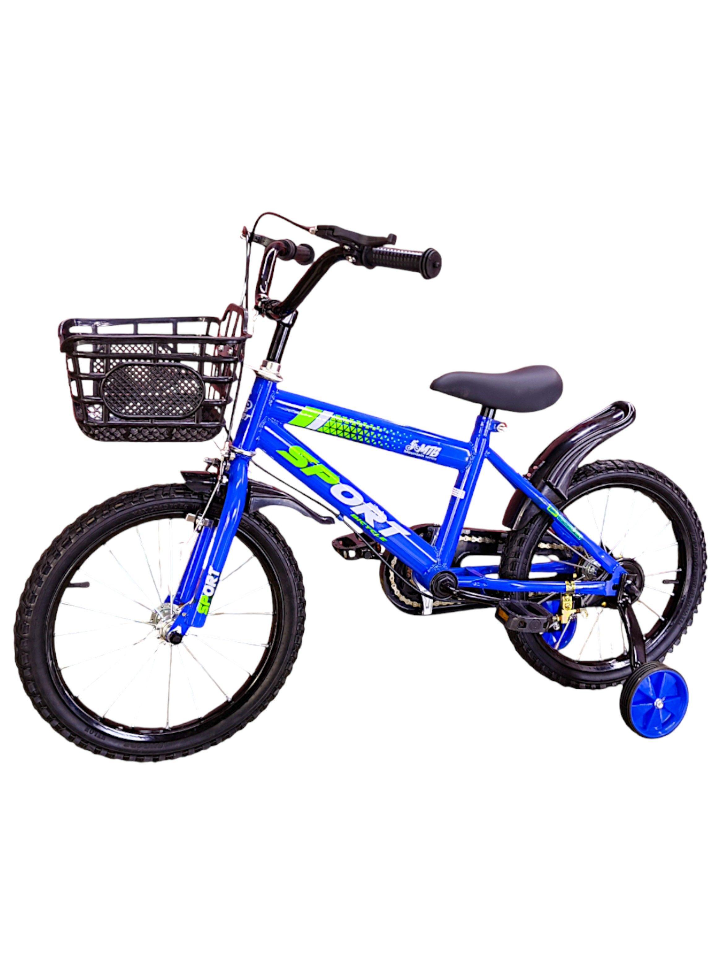 Bicicleta Aro 16 Infantil Sport Azul-2