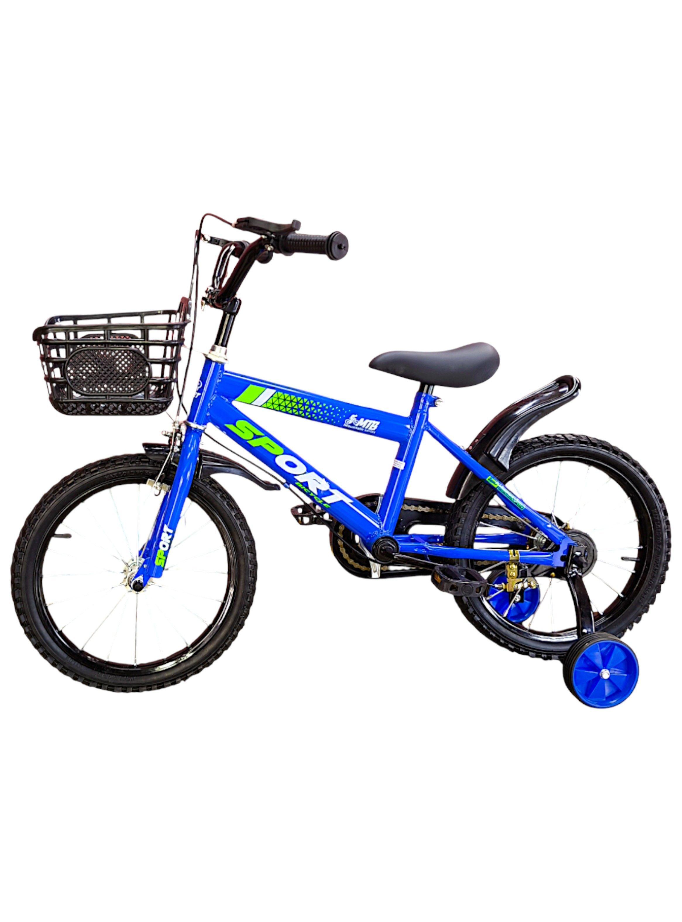 Bicicleta Aro 16 Infantil Sport Azul-3