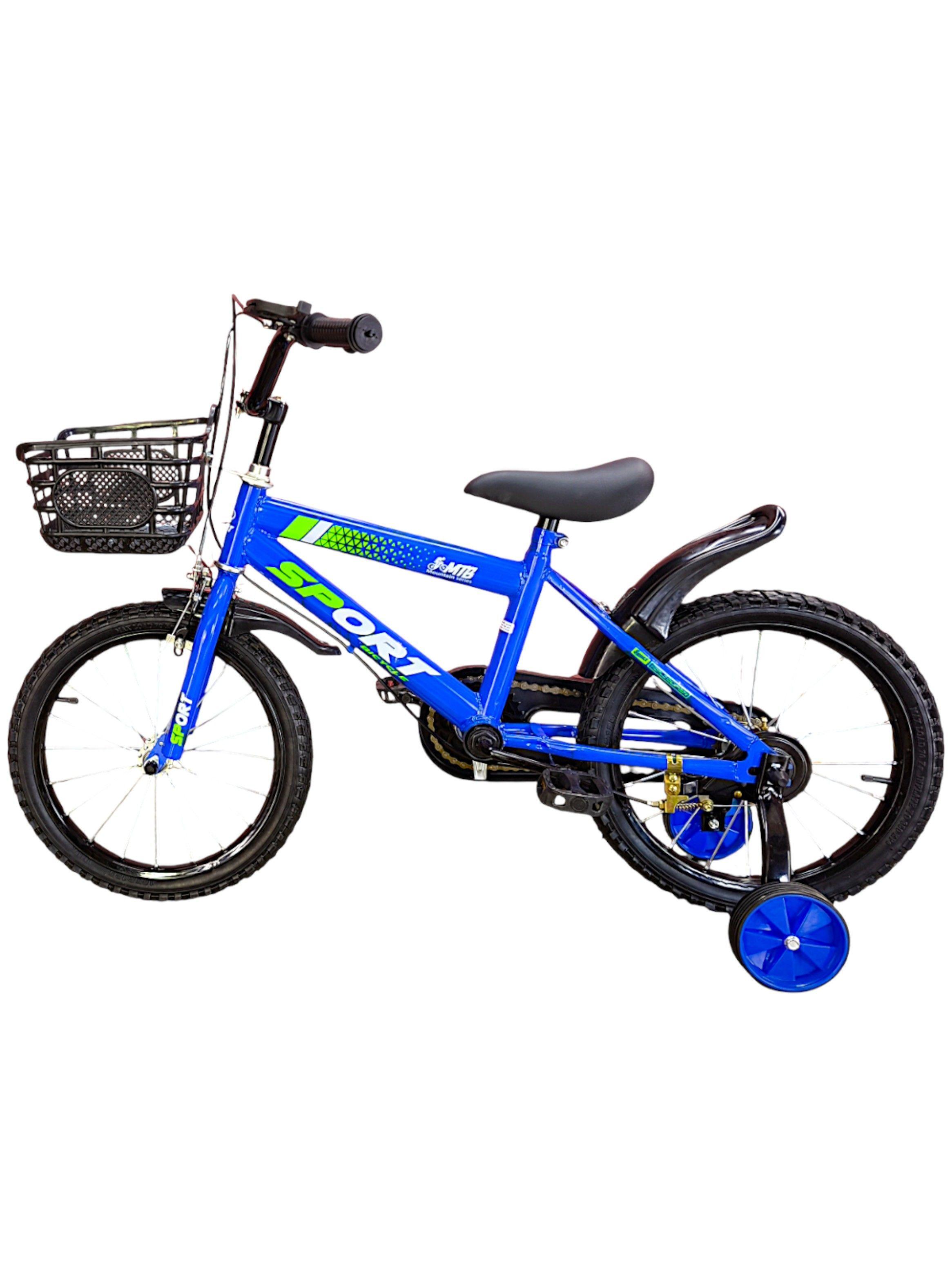 Bicicleta Aro 16 Infantil Sport Azul-5