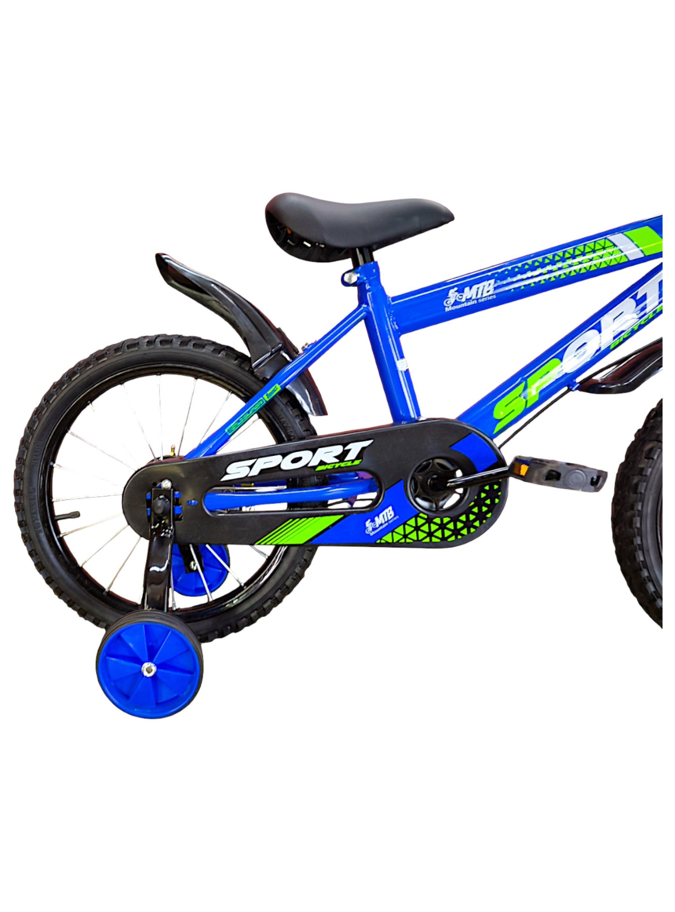 Bicicleta Aro 16 Infantil Sport Azul-6